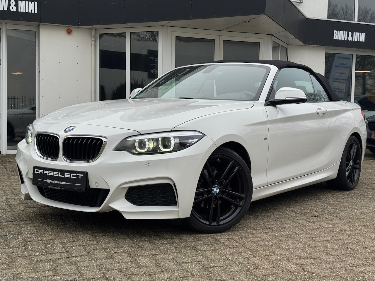 BMW 2-serie Cabrio - 218i High Executive M Sport Pakket, Leder, 18"LMV, Navigatie, Windscherm - AutoWereld.nl