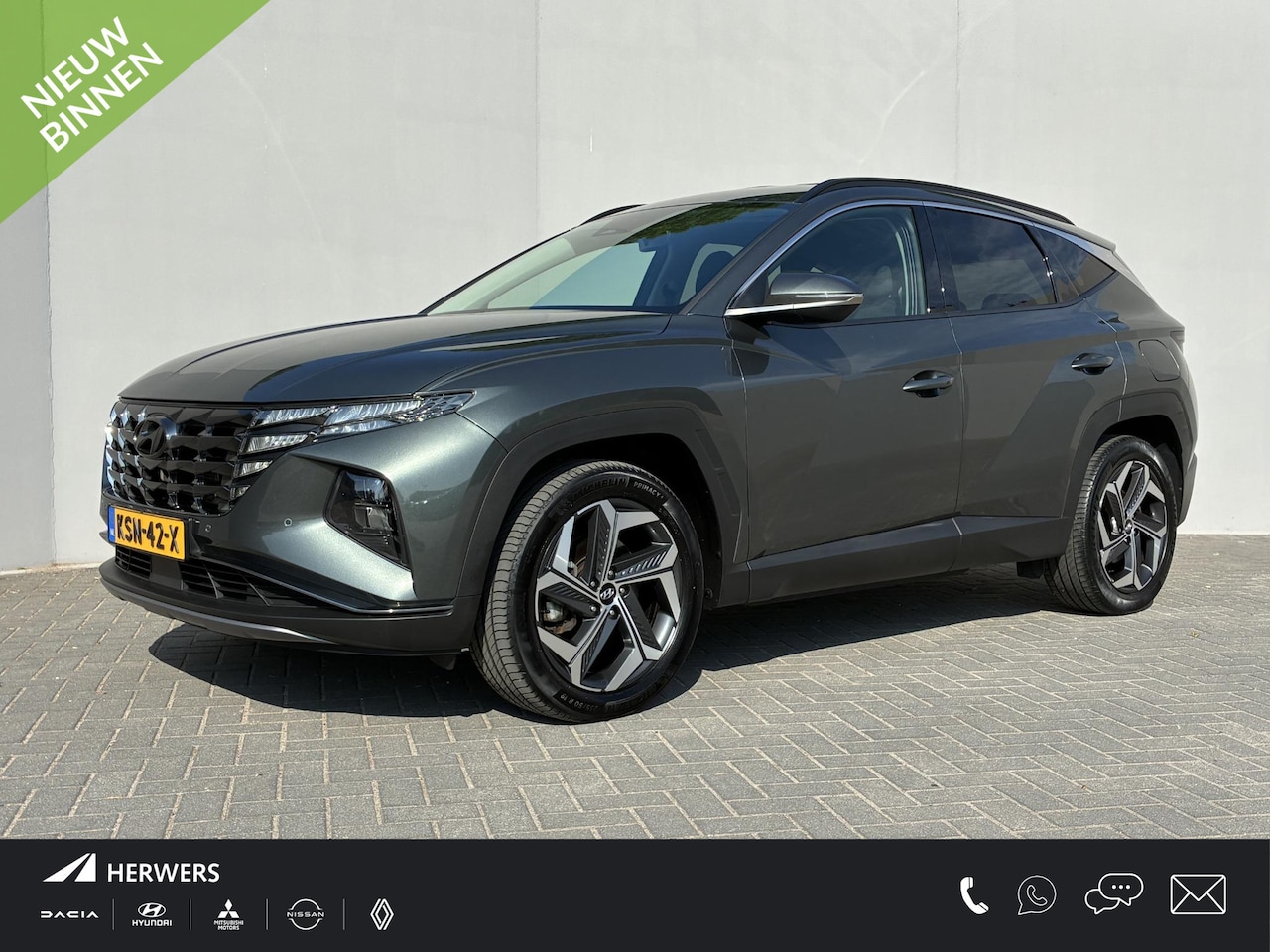 Hyundai Tucson - 1.6 T-GDI PHEV Comfort 4WD / Fabrieksgarantie t/m 05-2027 / Dealer Onderhouden / Stoel-/St - AutoWereld.nl