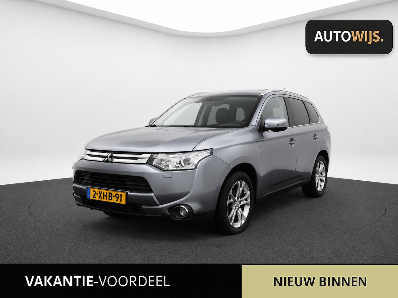 Mitsubishi Outlander - 2.0 Instyle+|7-PERSOONS|AUT|LEDER|AUT|CAMERA|NL AUTO|TREKHAAK|PANO - AutoWereld.nl