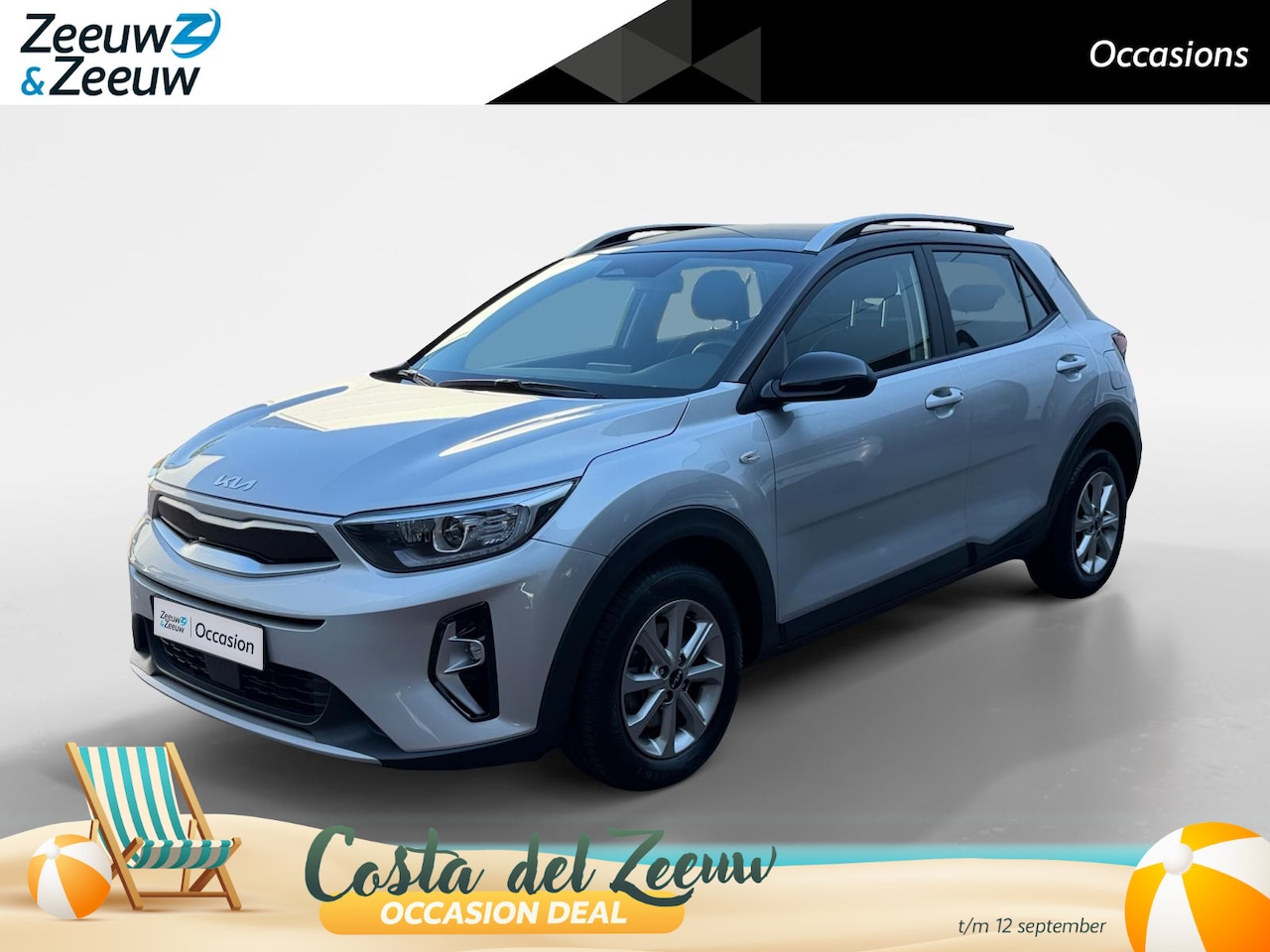 Kia Stonic - 1.0 T-GDi MHEV DynamicLine | Volledig dealer onderhouden | Trekhaak | Navigatie | Apple Ca - AutoWereld.nl
