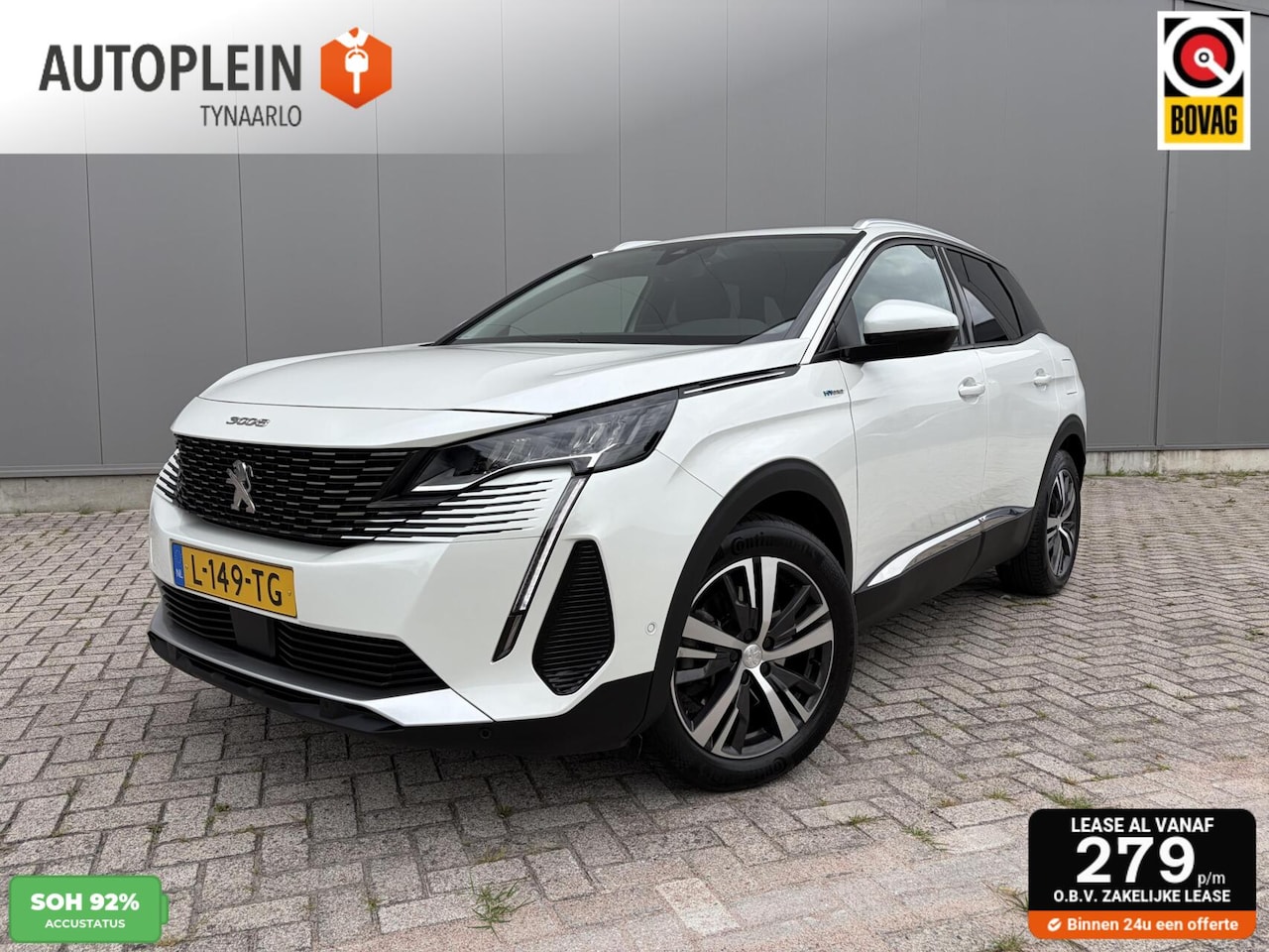 Peugeot 3008 - 1.6 HYbrid 225 Allure Automaat|Dealer OH|Carplay|Camera|HUD|ACC - AutoWereld.nl