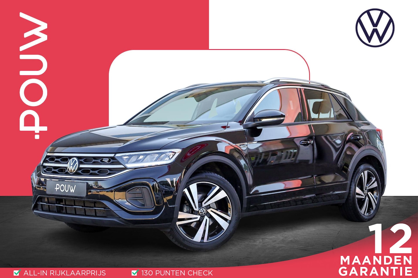 Volkswagen T-Roc - 1.0 TSI 110pk R-Line | Achteruitrijcamera | Cruise Control Adaptief | Apple Carplay/Androi - AutoWereld.nl