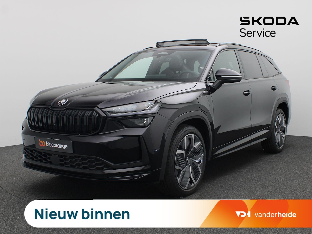 Skoda Kodiaq - 1.5 TSI PHEV Sportline Business 204PK DSG Pano-Schuifdak, Trekhaak, 20" LM Velgen, Stoelve - AutoWereld.nl