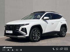 Hyundai Tucson - 1.6 T-GDI PHEV Premium Sky 4WD / Accu SoH 100 % / Panorama schuifdak / Wit leder / HUD / C