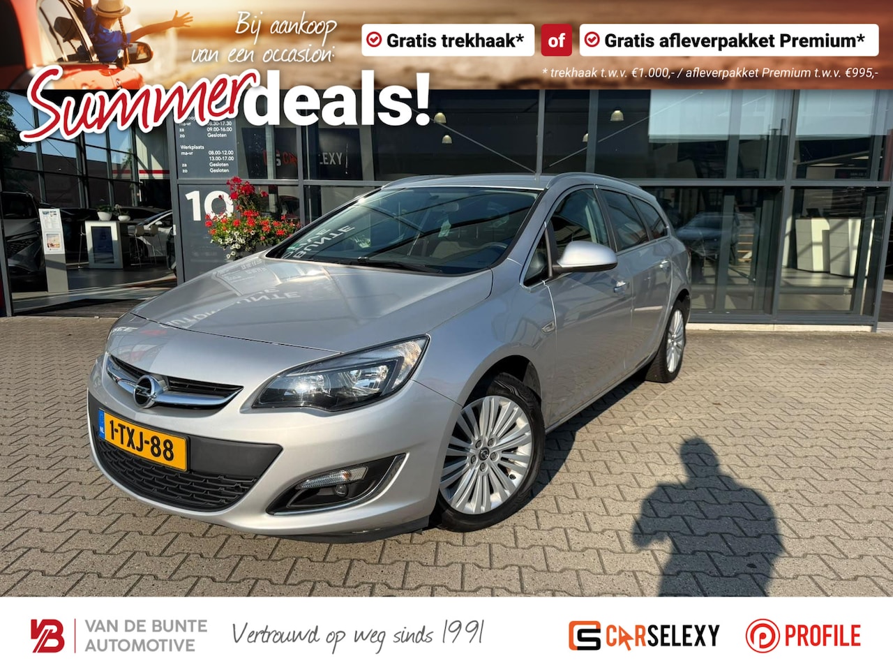 Opel Astra Sports Tourer - 1.4 Turbo Design Edition *Trekhaak & Navigatie* - AutoWereld.nl