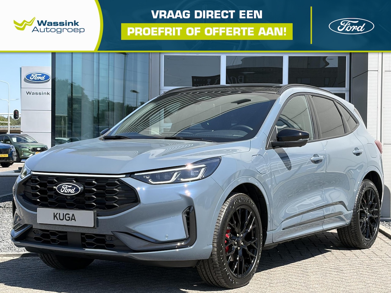 Ford Kuga - 2.5 PHEV BlueCruise Edition I Uitklapbare Trekhaak I Schuifdak I Navigatie I - AutoWereld.nl