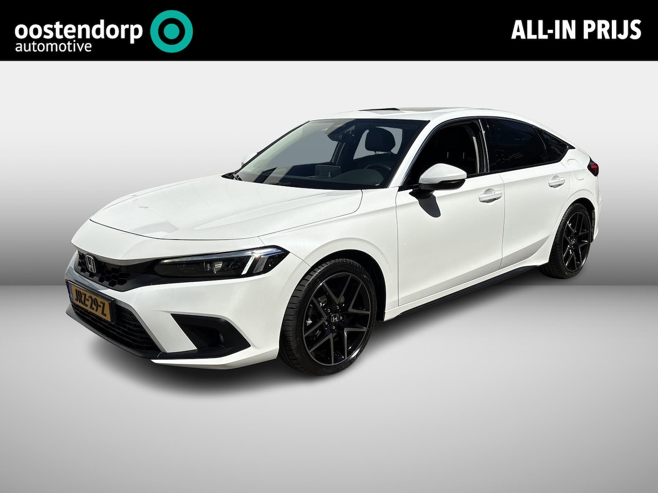 Honda Civic - 2.0 e:HEV Advance | Panoramisch dak | Leder | Bosé | Full option - AutoWereld.nl