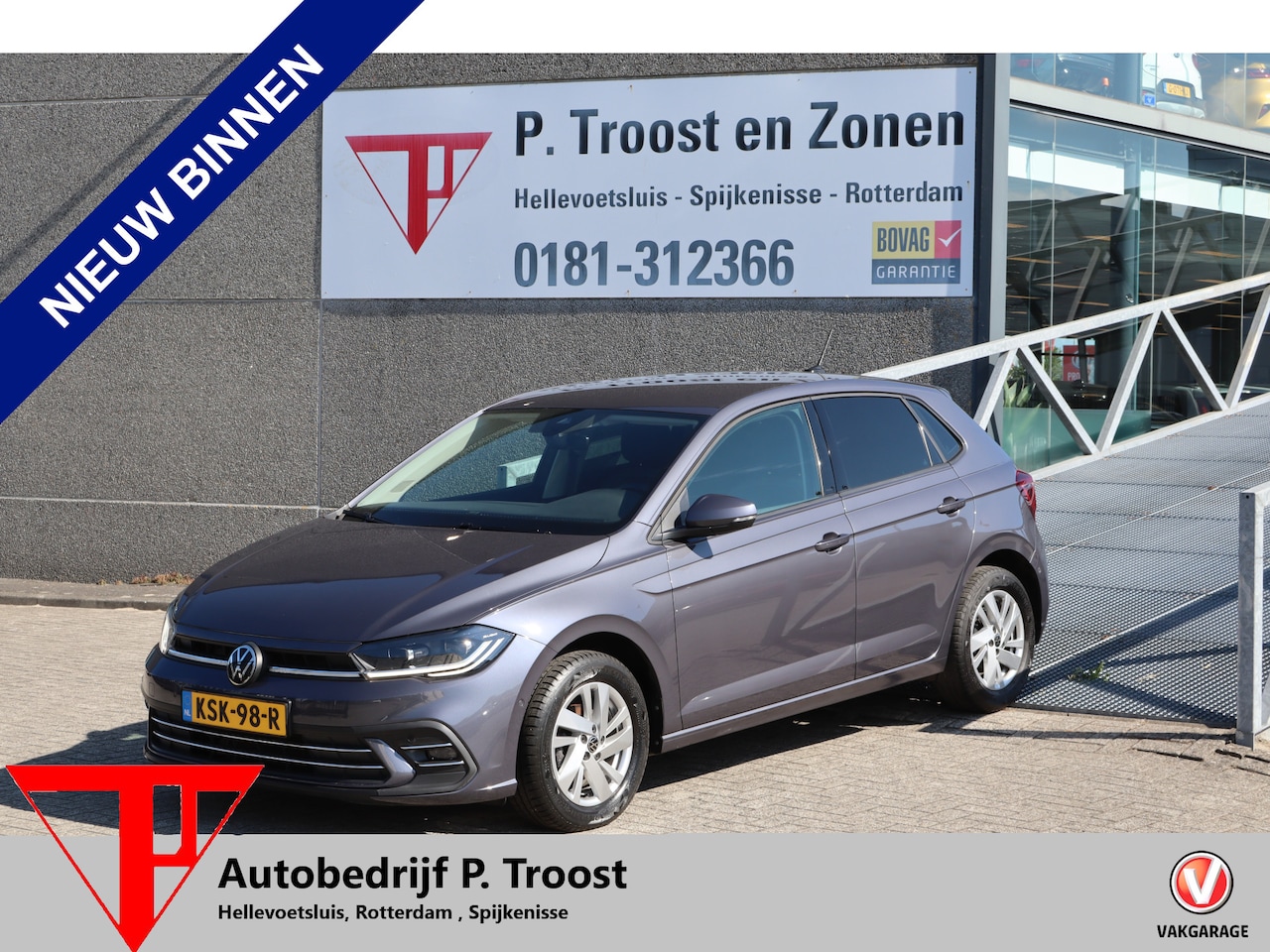 Volkswagen Polo - 1.0 TSI Style Automaat! Apple carplay/Stoelverwarming/Adaptieve cruise control/Parkeersens - AutoWereld.nl