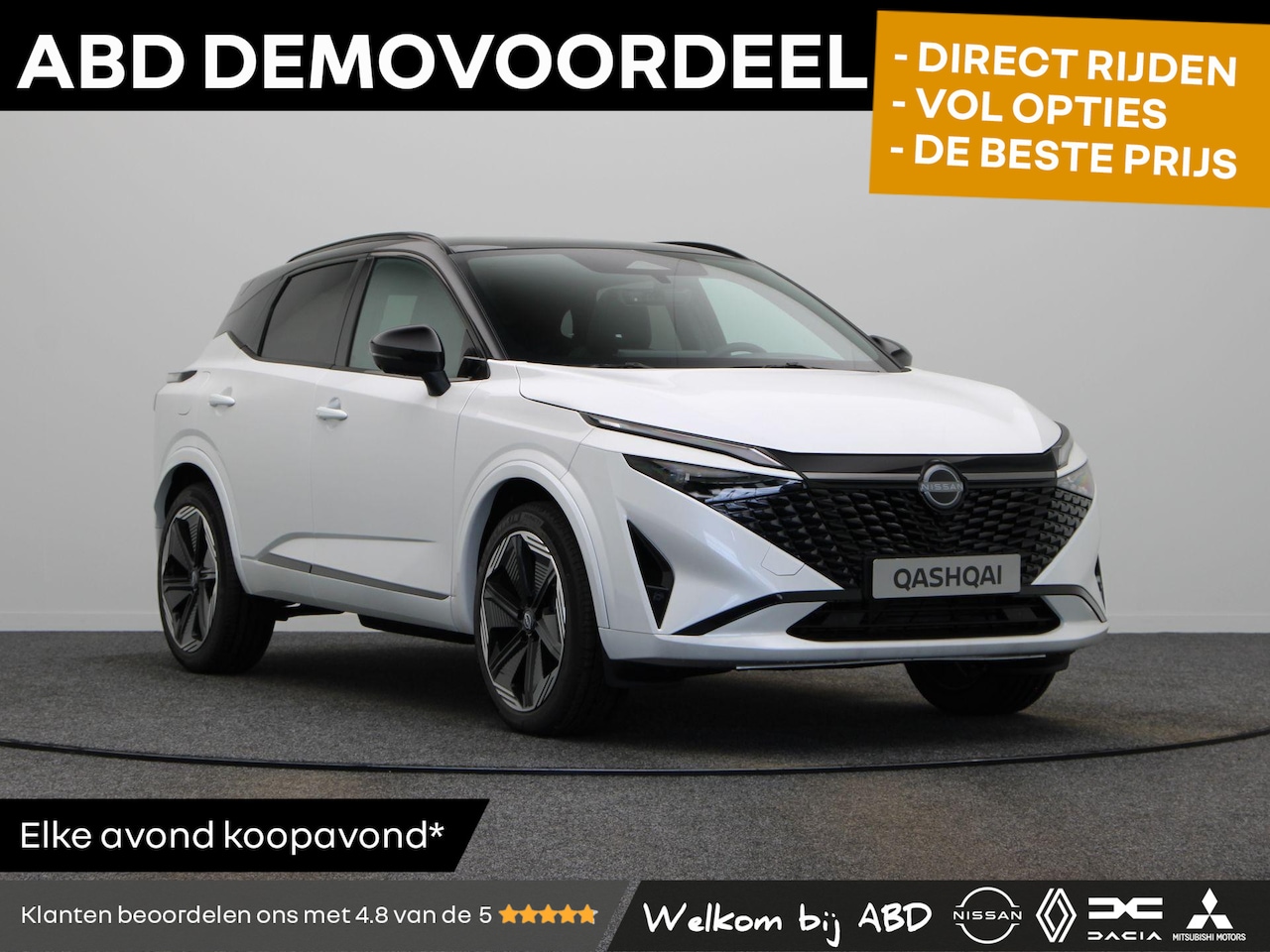 Nissan Qashqai - 158pk MHEV Xtronic N-Design | Panoramadak | Stoel, stuur en voorruitverwarming | Elektrisc - AutoWereld.nl