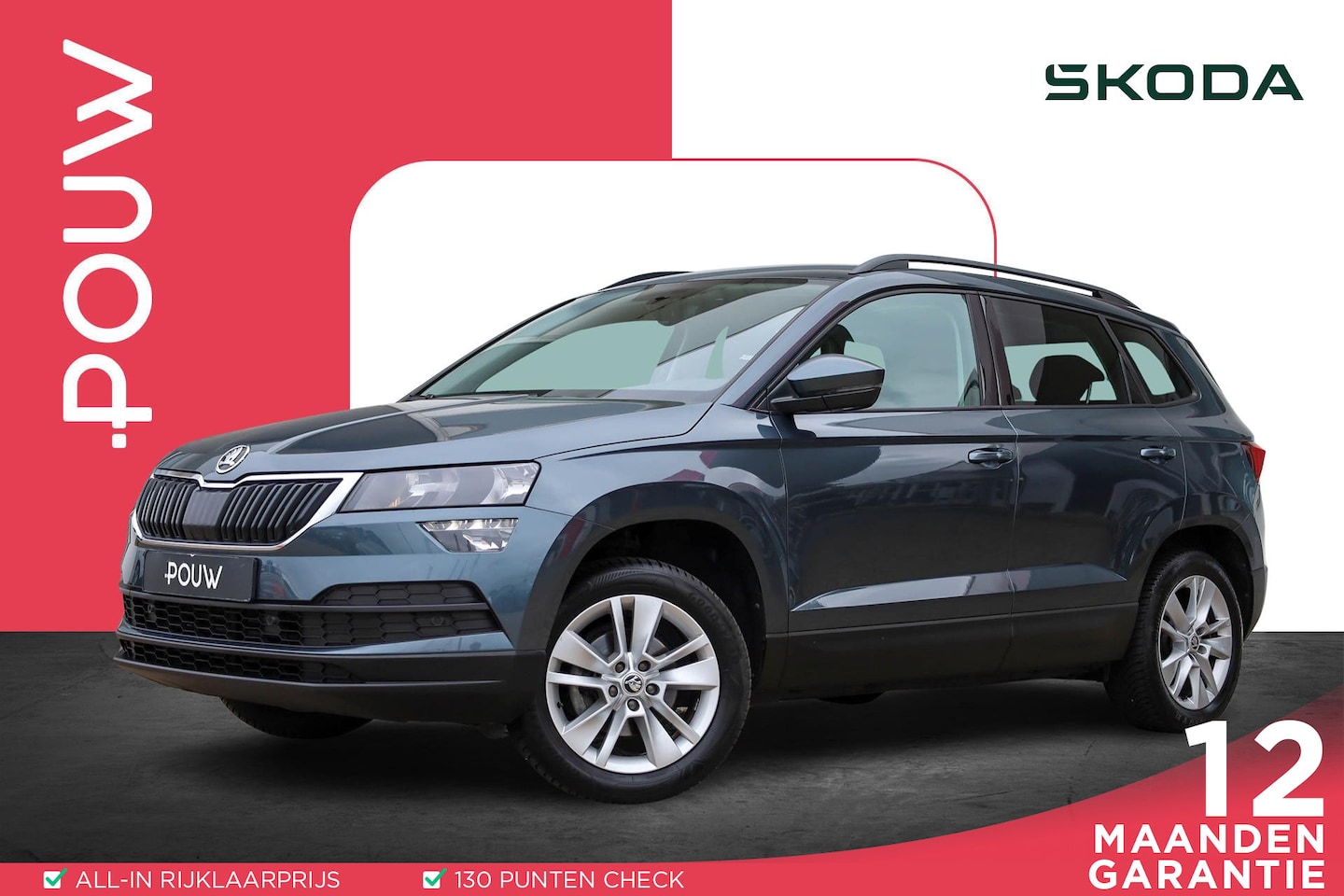 Skoda Karoq - 1.0 TSI 110pk Business Edition | Trekhaak | Cruise Control | Navigatie - AutoWereld.nl