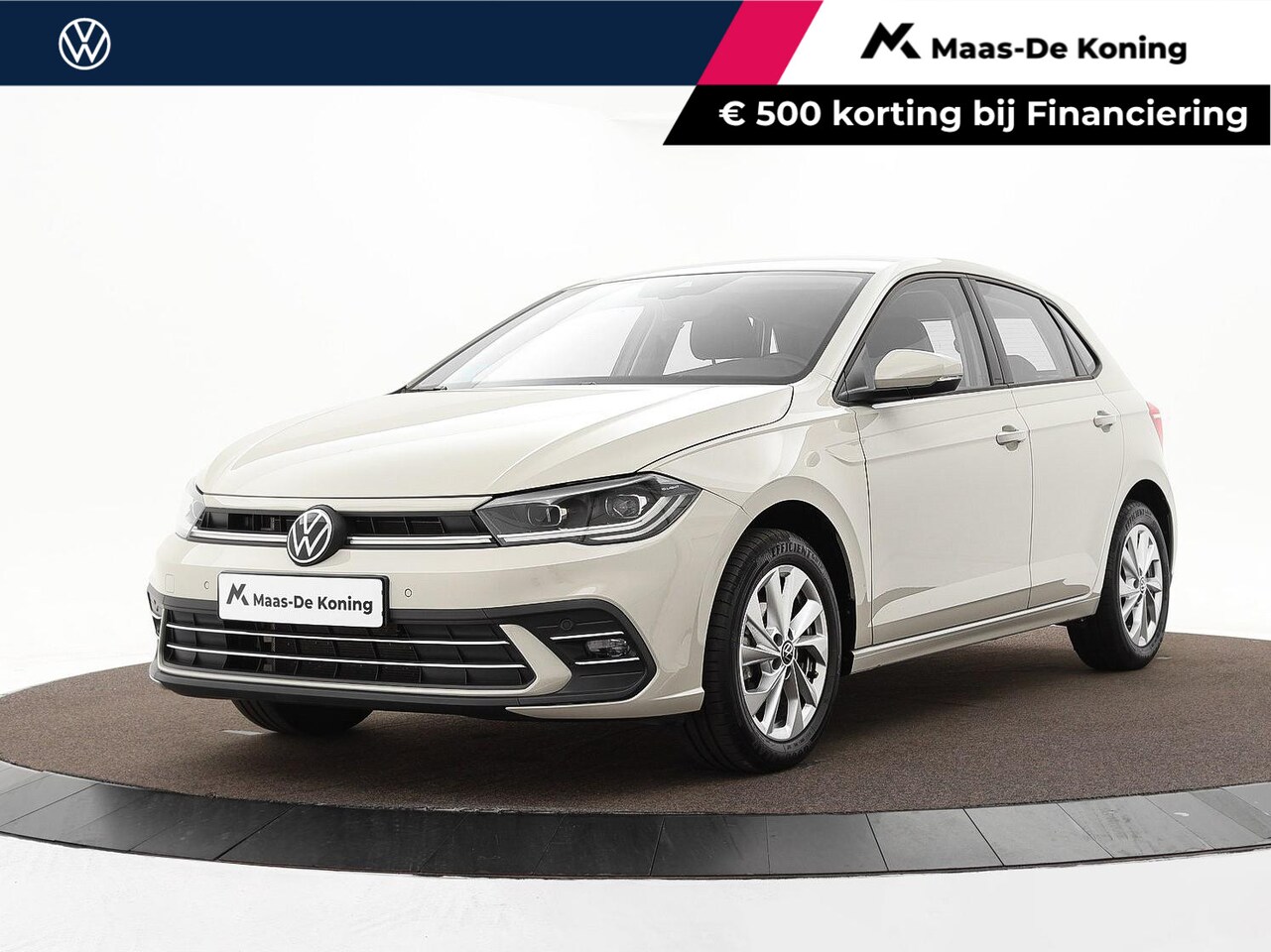 Volkswagen Polo - 1.0 TSI 95pk DSG Style · Camera · Matrix LED · Stoelverwarming · P-Sensoren · ACC · Apple/ - AutoWereld.nl