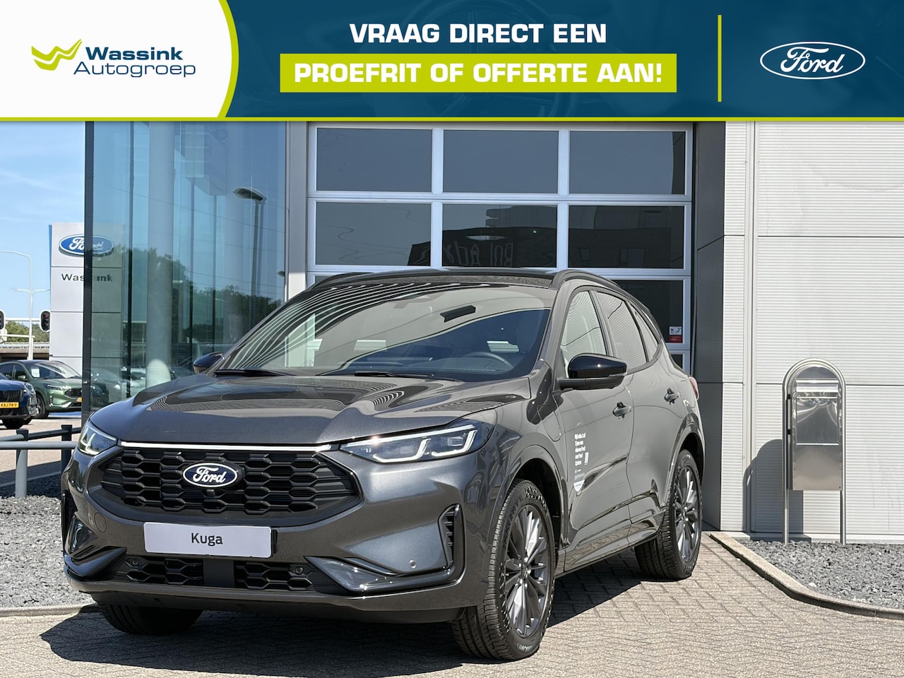 Ford Kuga - 2.5 PHEV ST-Line I Uitklapbare Trekhaak I Navigatie I - AutoWereld.nl