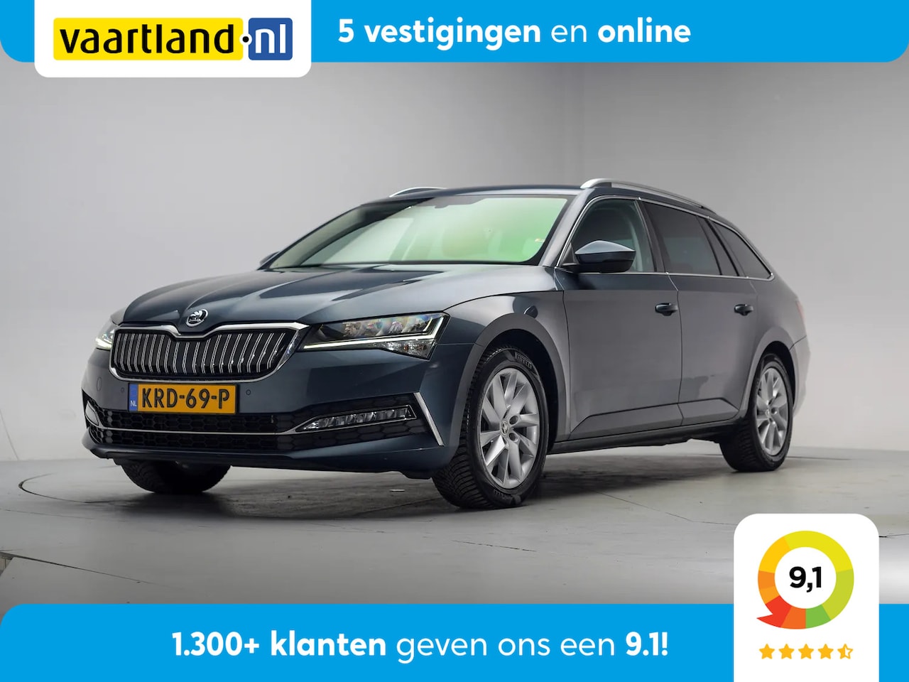 Skoda Superb Combi - 1.4 TSI iV PHEV Business Edition Aut. [ Trekhaak Stoelverwarming Apple/Android ] - AutoWereld.nl