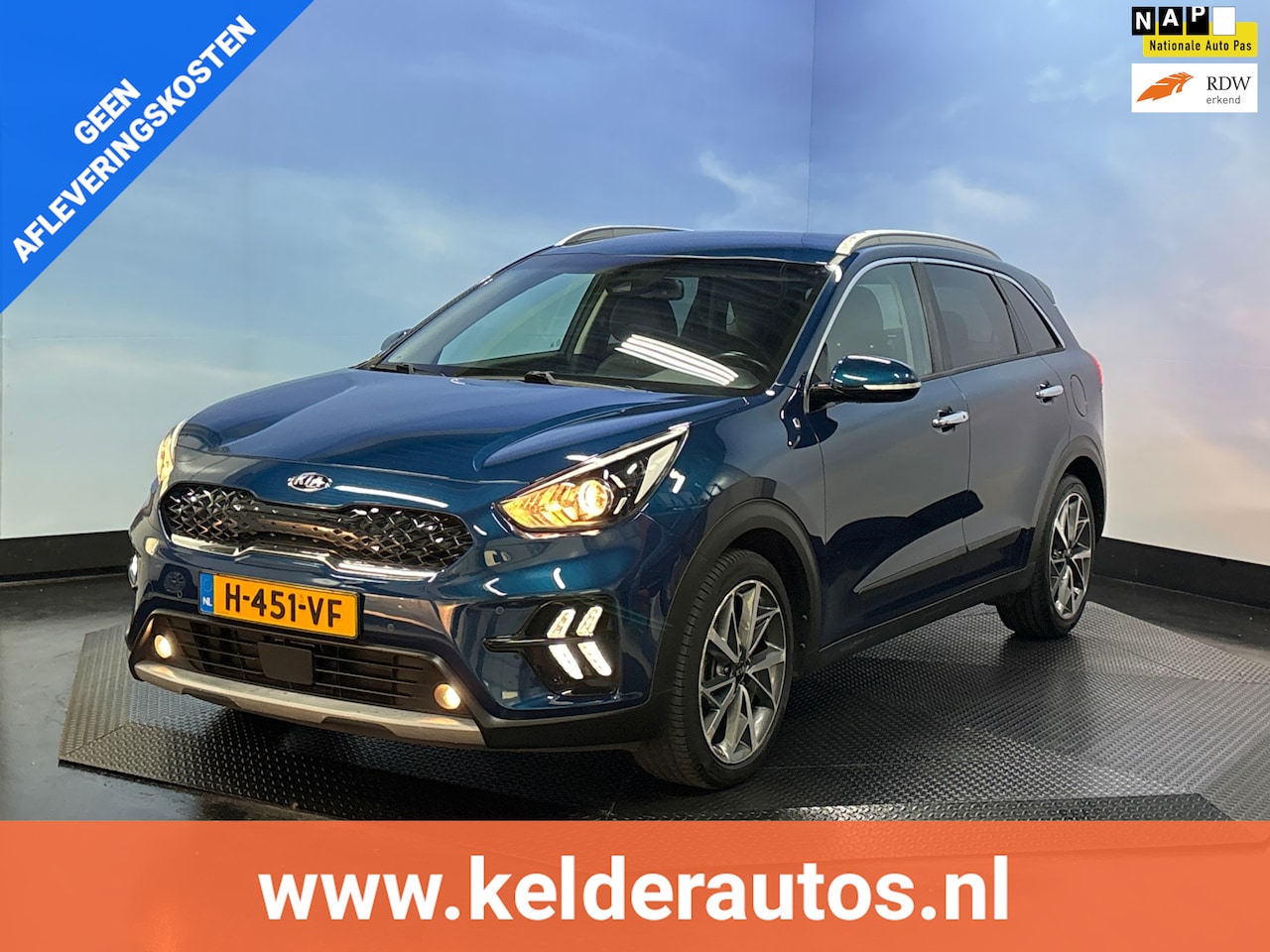 Kia Niro - 1.6 GDi Hybrid DynamicPlusLine Navi | Camera | Cruise | Stoelverwarming - AutoWereld.nl