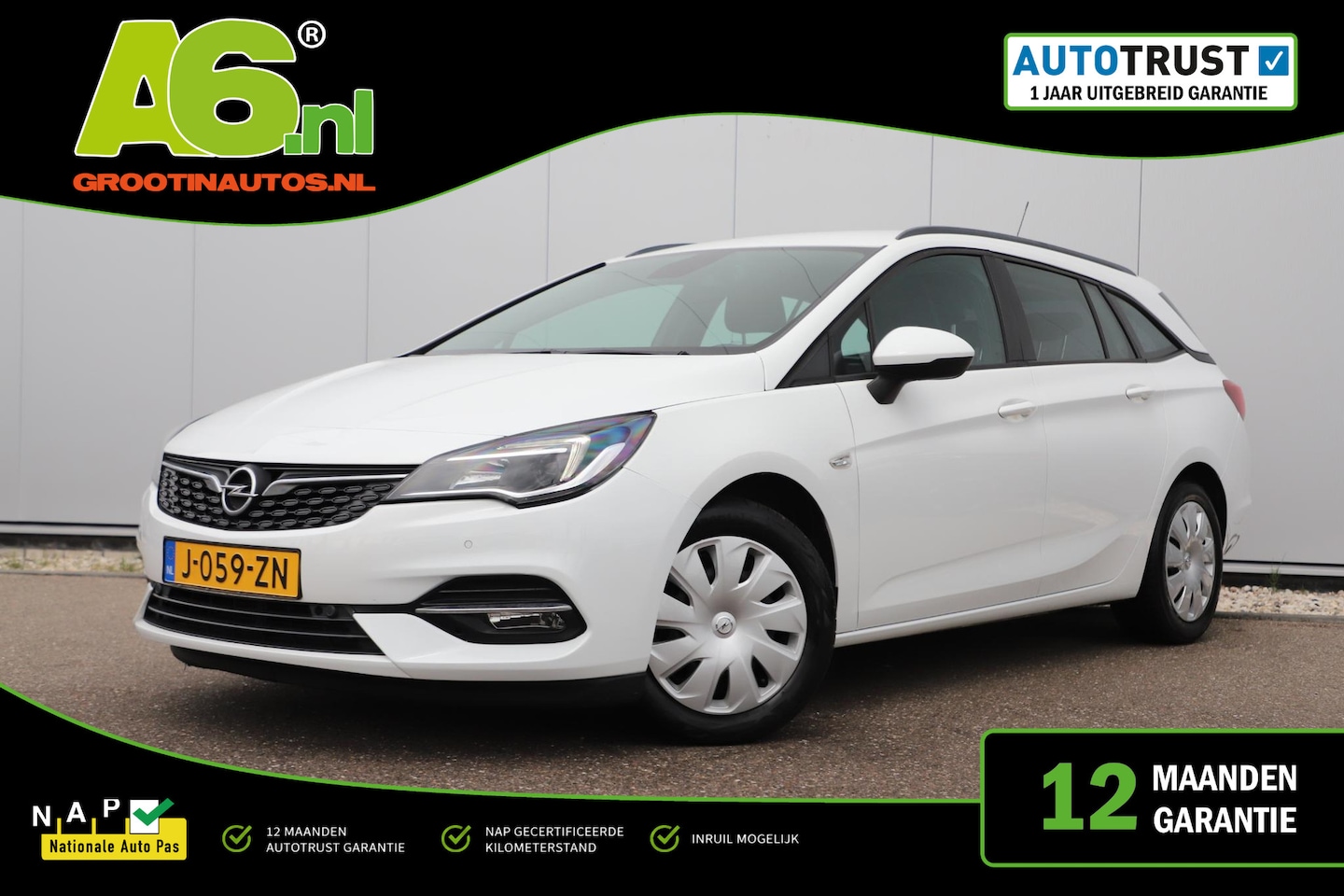 Opel Astra Sports Tourer - 1.2 Business Executive 110PK Trekhaak Navigatie Achteruitrijcamera Carplay Android Climate - AutoWereld.nl