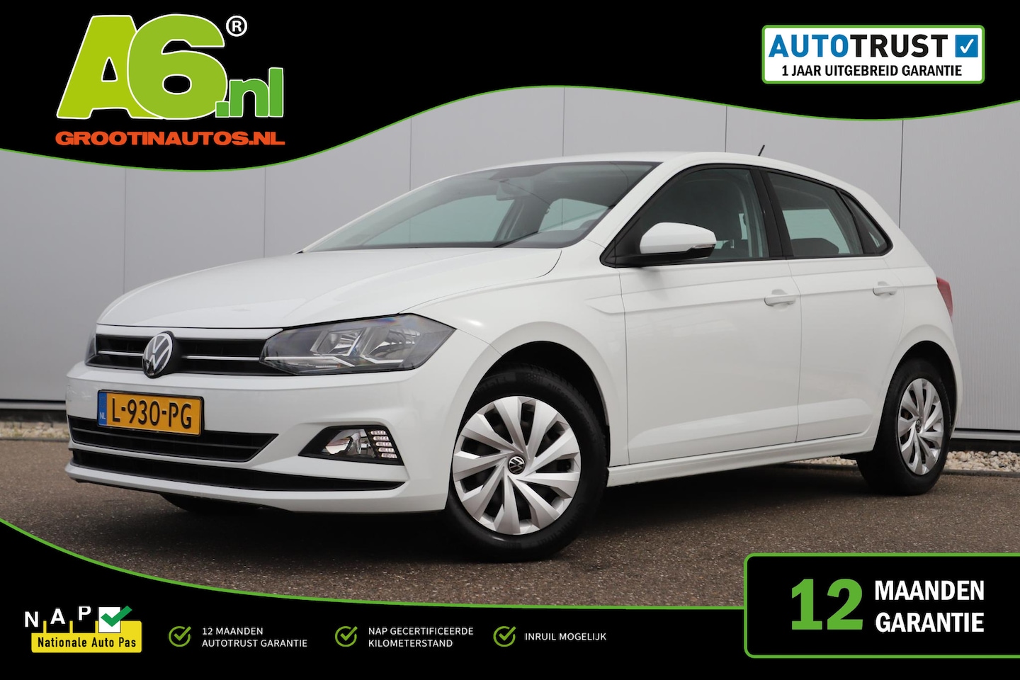 Volkswagen Polo - 1.0 TSI Comfortline 95PK Trekhaak Navigatie Carplay Android Adaptive Cruise LED Airco - AutoWereld.nl