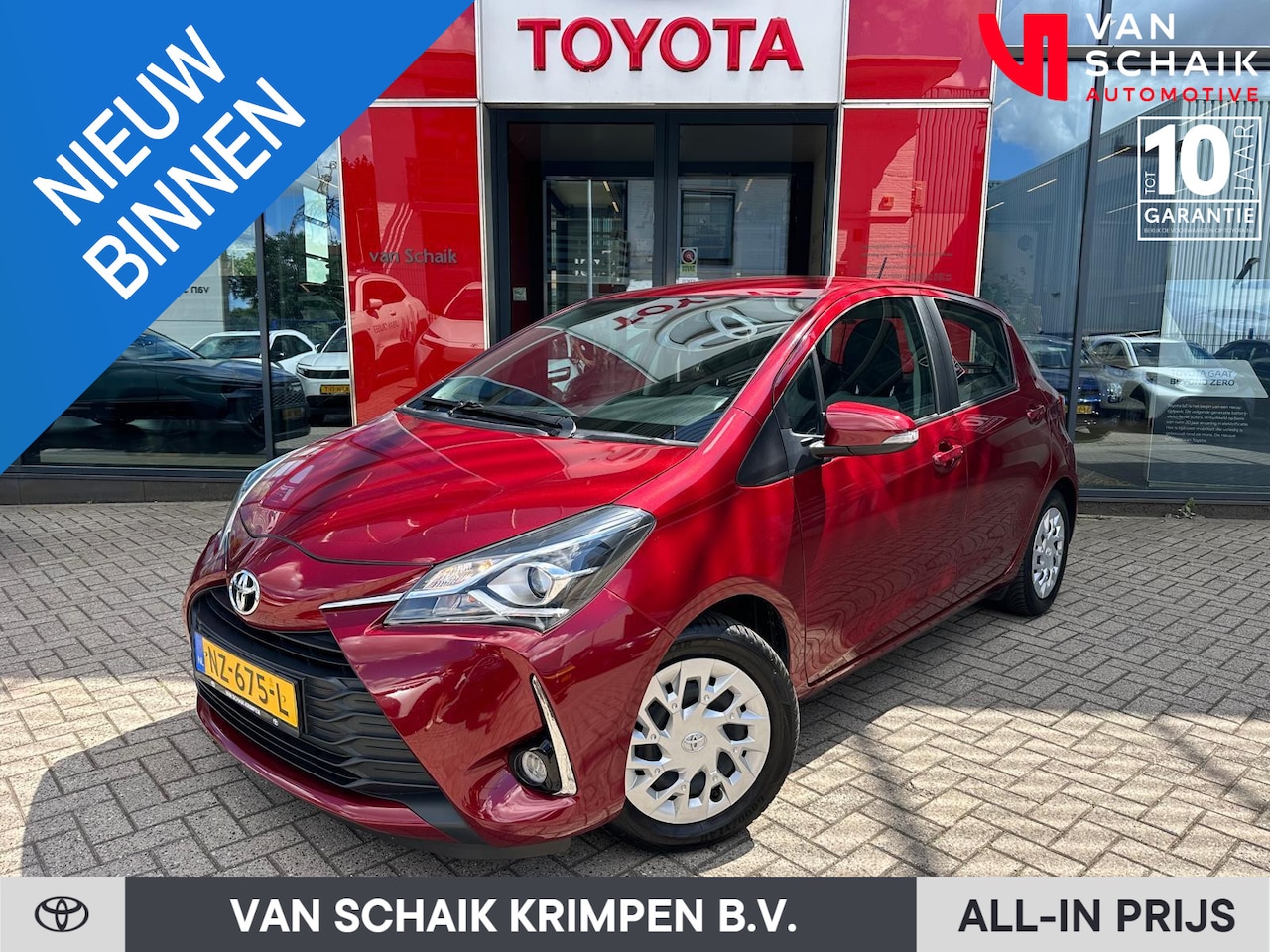 Toyota Yaris - 1.0 VVT-i Aspiration | Airco | Achteruitrijcamera - AutoWereld.nl