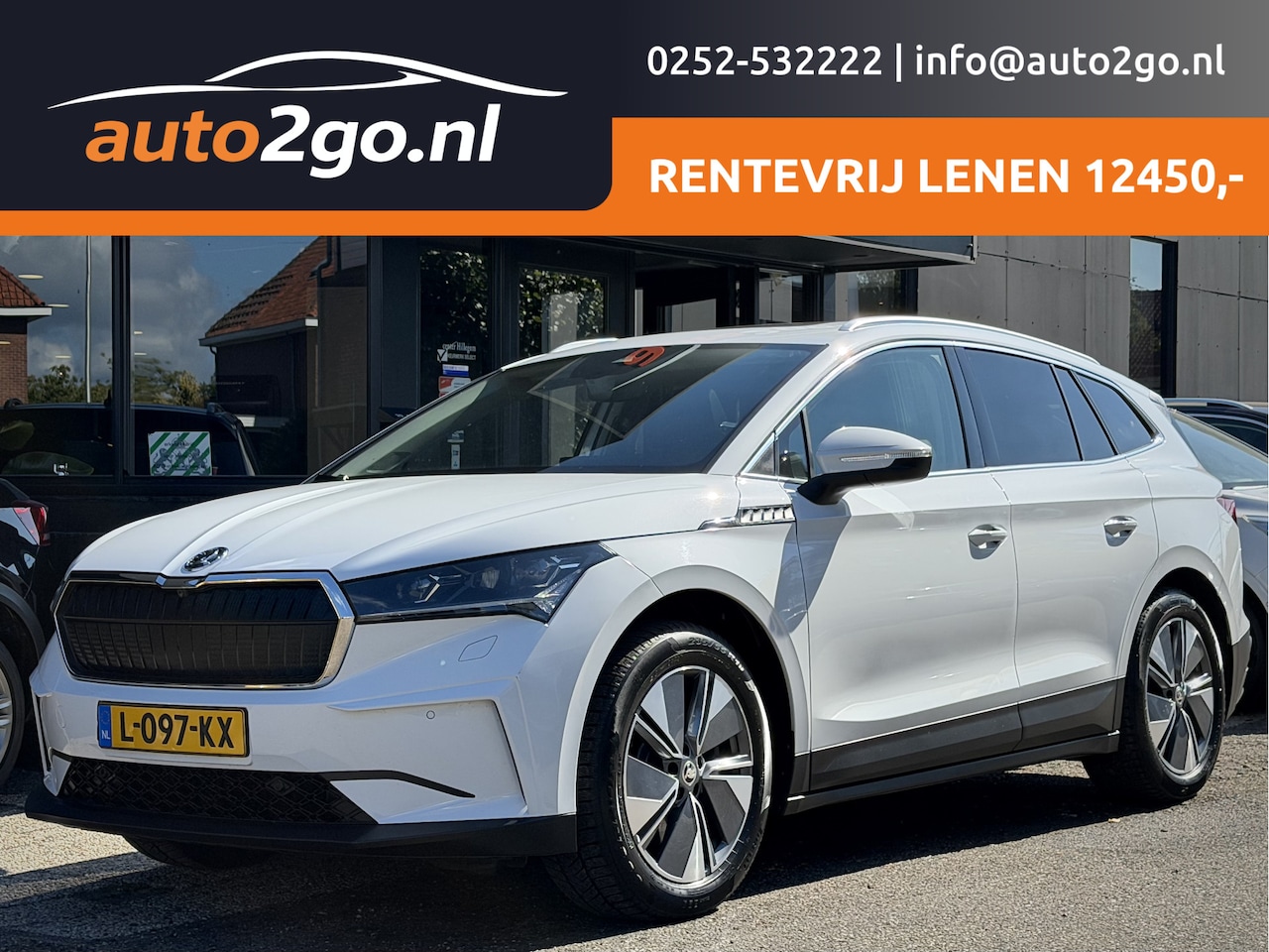 Skoda Enyaq iV - 80 SOH 93% PANODAK LEDER NAVI DIGI-DASH APPLE-CARPLAY CRUISE CONTROL LED LMV PDC - AutoWereld.nl