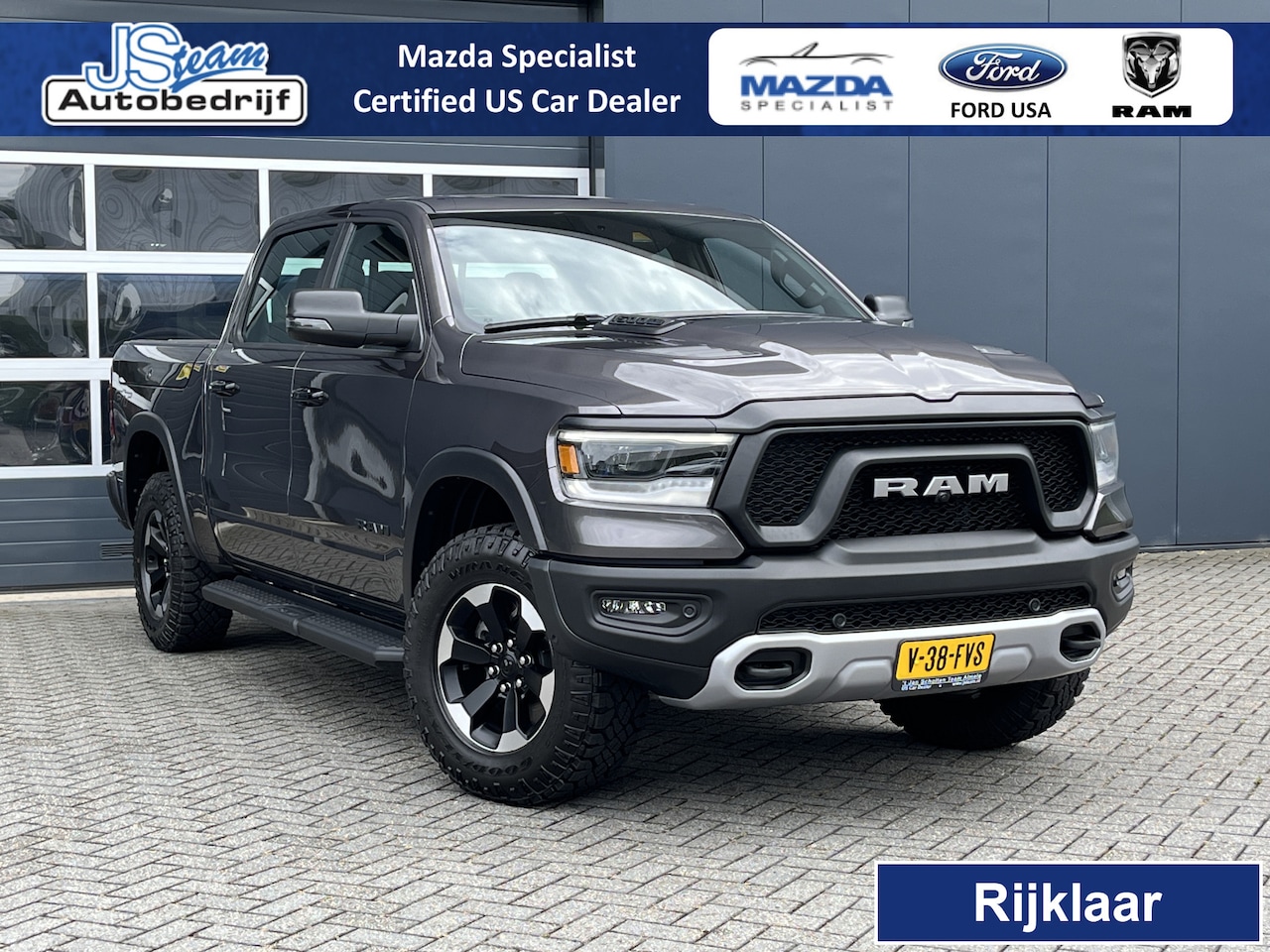 Dodge Ram Pick Up - 5.7i V8 HEMI eTorque 400PK CREW CAB REBEL GT | BPM VRIJ | RAMBOX | LUCHTVERING | LPG | LAA - AutoWereld.nl