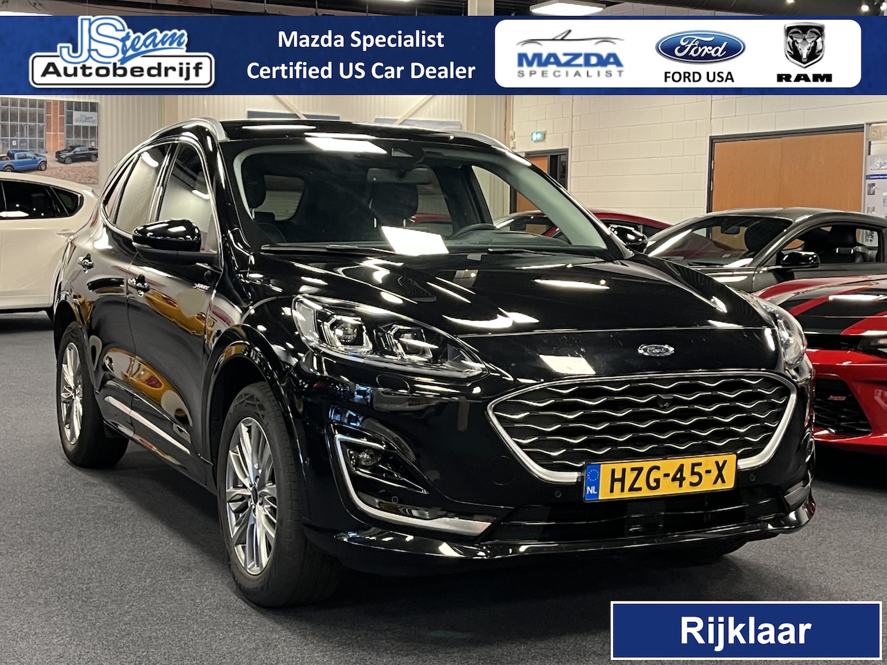 Ford Kuga - 2.5 PHEV Vignale 225PK Automaat | Adaptive Cruise | B&O Sound | El. Achterklep - AutoWereld.nl