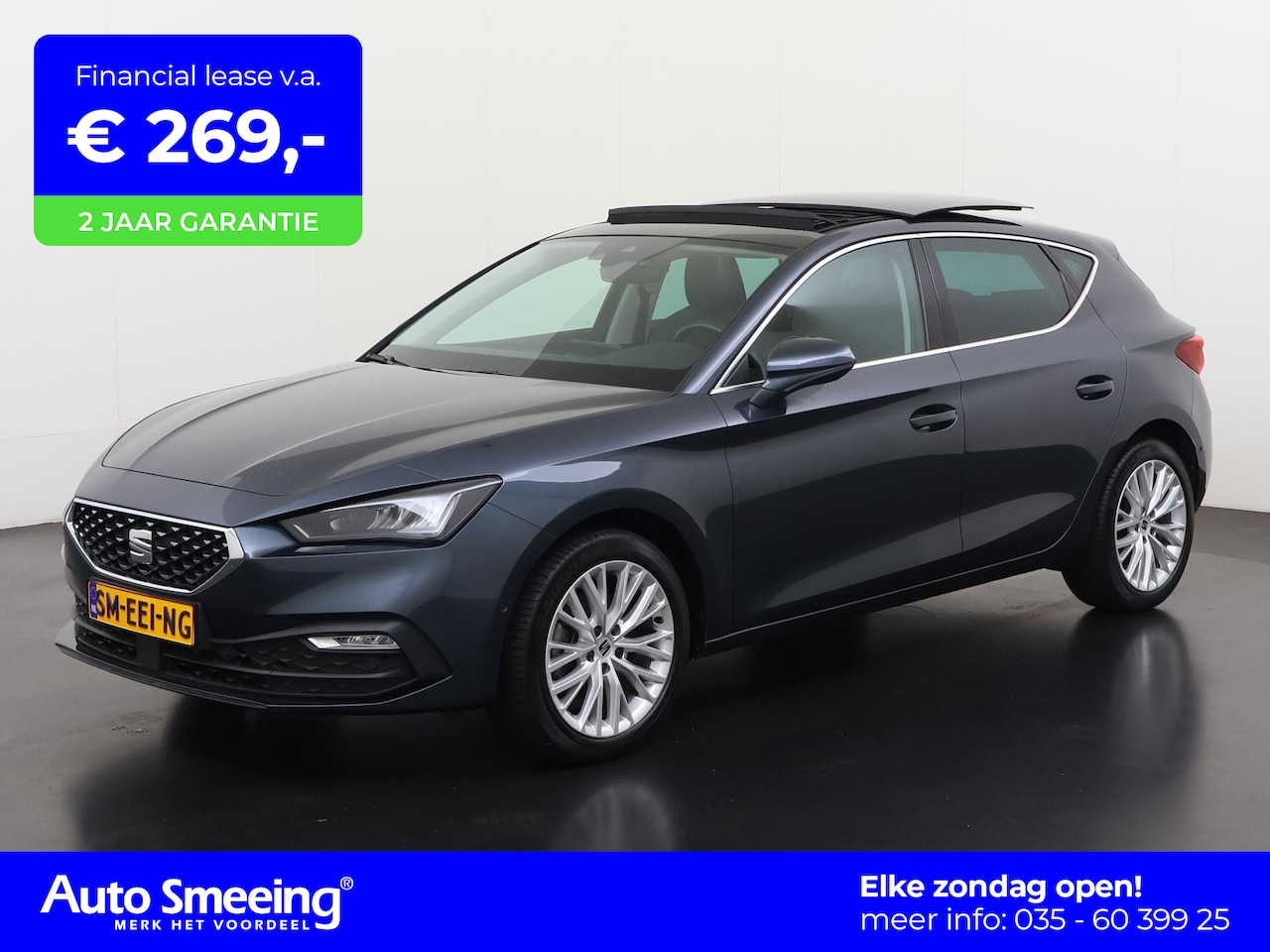 SEAT Leon - 1.0 eTSI Xcellence DSG | Schuifdak | Stuurverwarming | Zondag Open! - AutoWereld.nl
