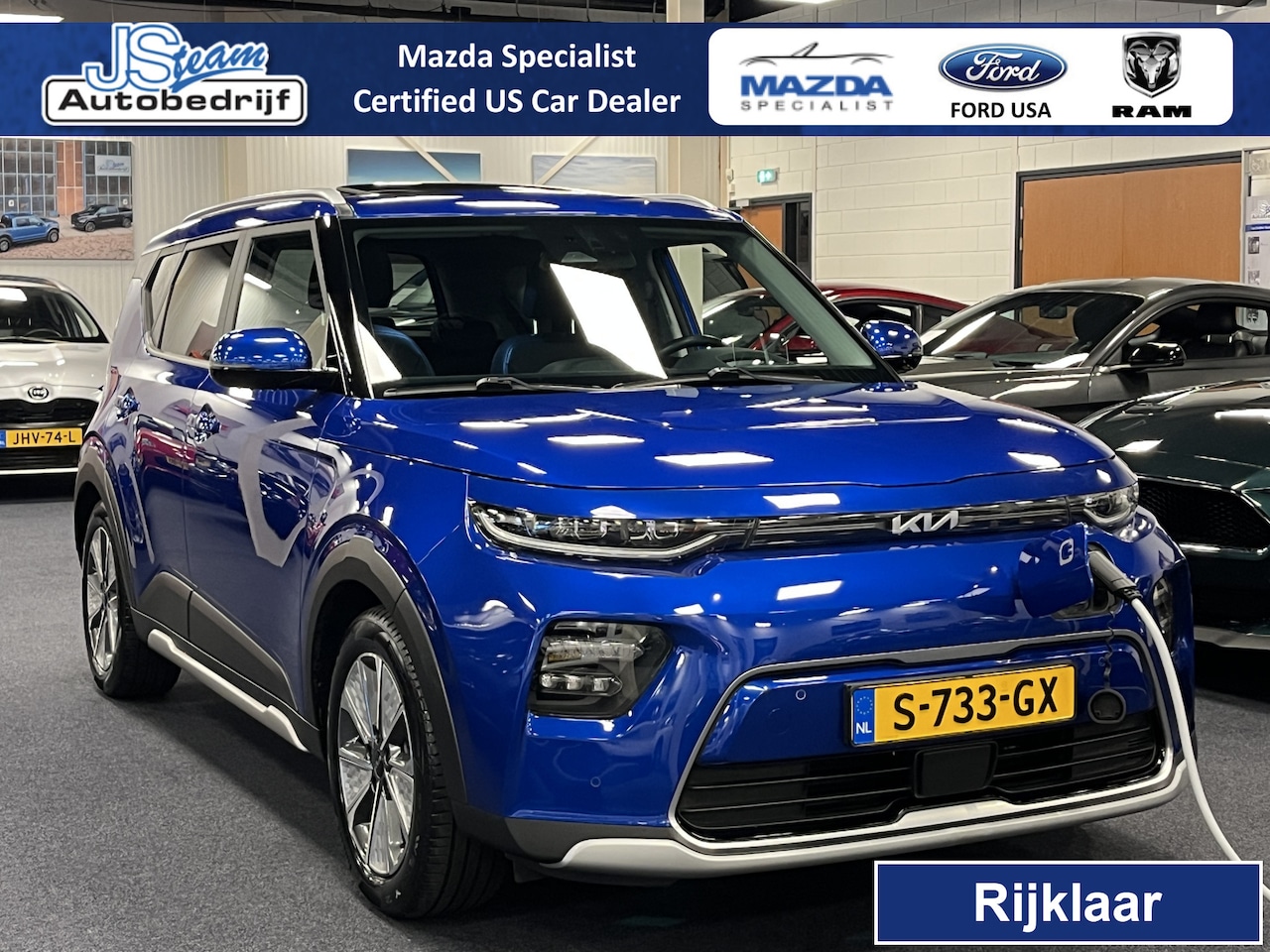 Kia e-Soul - ExecutiveLine 64kWh 204PK Automaat | SOH 100% | Leder | Navigatie | Head-Up display | Schu - AutoWereld.nl