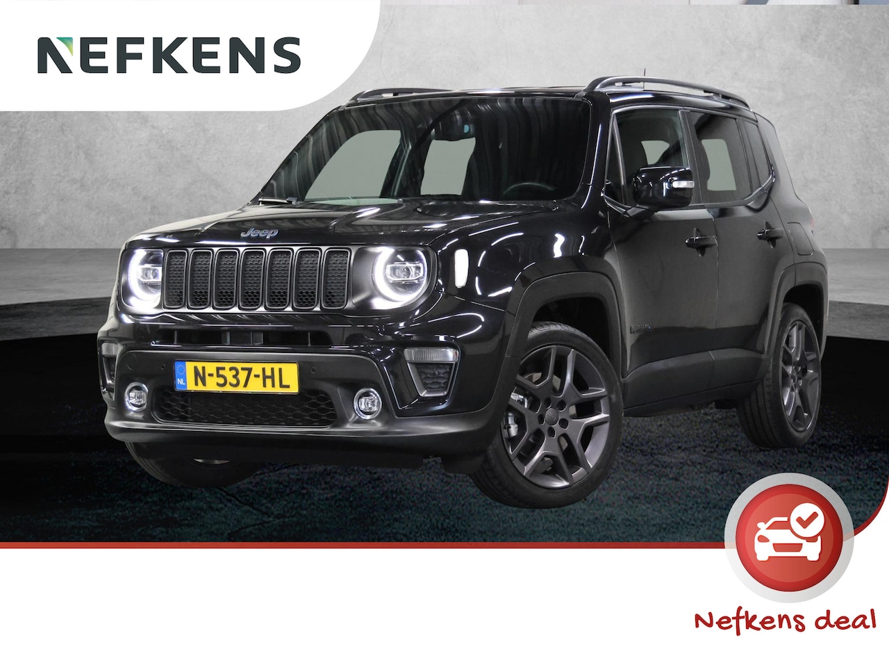 Jeep Renegade - 240PK Plug-in Hybrid S | 1ste eigenaar | Kenwood Audio | AppleCarplay/AndroidAuto | LEER | - AutoWereld.nl