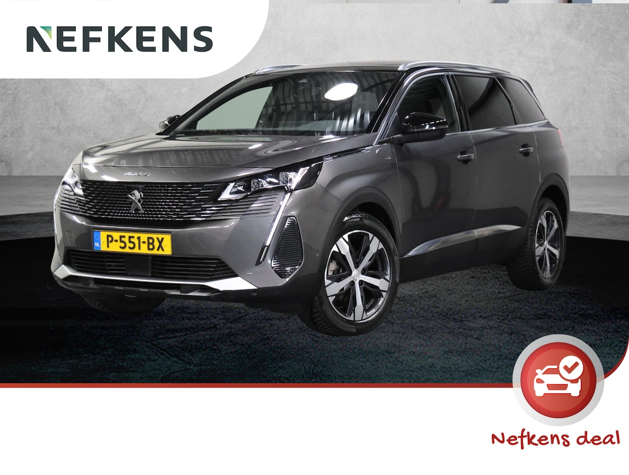 Peugeot 5008 - 180PK GT Pack | 1ste eigenaar | Schuifkanteldak | NAPPA LEER | Focal Sound | 7 persoons | - AutoWereld.nl