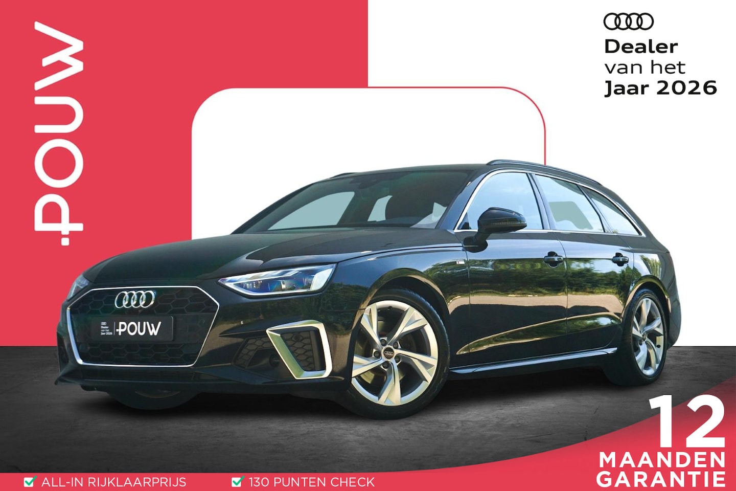 Audi A4 Avant - 35 TFSI 150pk MHEV S Edition | Verwarmb.Stuur | Camera | Elek. Best. Stoel | Tourpakket | - AutoWereld.nl