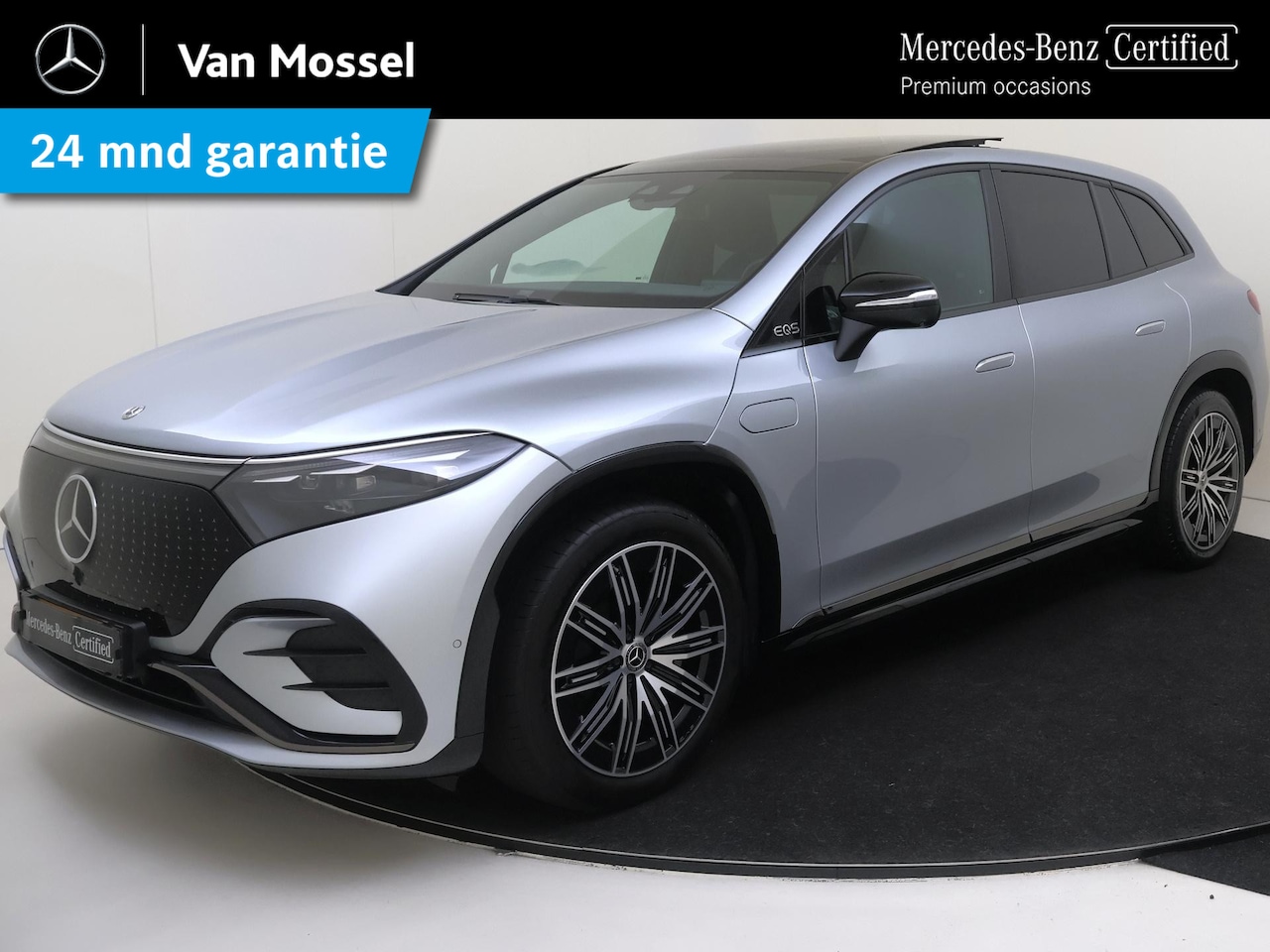 Mercedes-Benz EQS SUV - 450 4MATIC AMG Line 7p 118 kWh / Premium/ Panoramadak/ Night/ 21 inch/ El. Trekhaak/ Burme - AutoWereld.nl