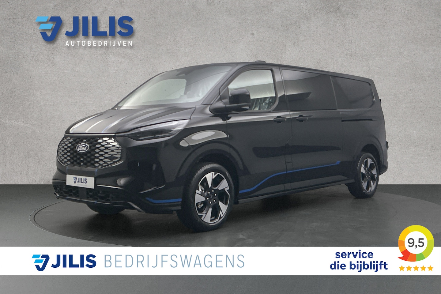 Ford E-Transit Cust. - 340 L2 Sport | Dubbel cabine | 2x schuifdeur | adaptieve cruise control - AutoWereld.nl