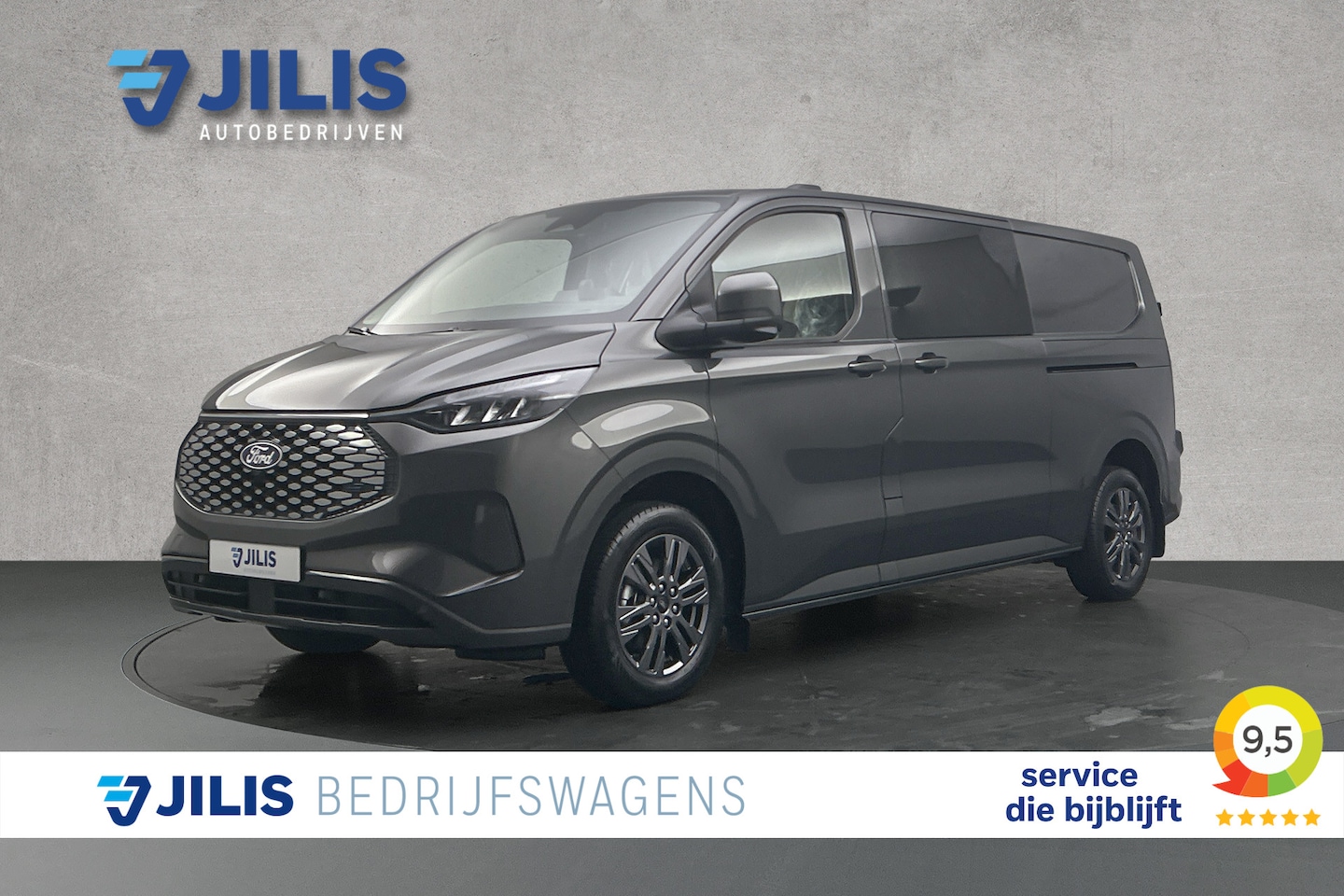 Ford E-Transit Cust. - 340 L2 Limited | Dubbel cabine | 2x schuifdeuren | Rondomzicht camera - AutoWereld.nl