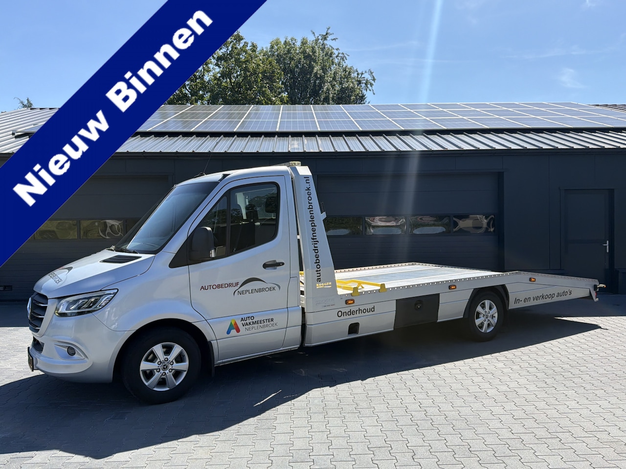 Mercedes-Benz Sprinter - 3.0 CDI V6 L3 Oprijwagen – Luchtvering – Lier – 3.500 kg Trekgewicht - AutoWereld.nl