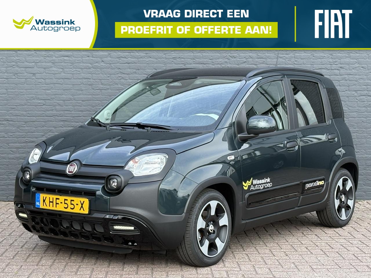Fiat Panda - 1.0 Hybrid Pandina | Cruise Control | Lane Assist | DAB | Apple Carplay | Parkeersensoren - AutoWereld.nl