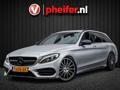 Mercedes-Benz C-klasse Estate - 250 211pk Aut.9 Edition AMG-Line/ Lederen sportstoelen/ Burmester audio/ Trekhaak/ Stoelve