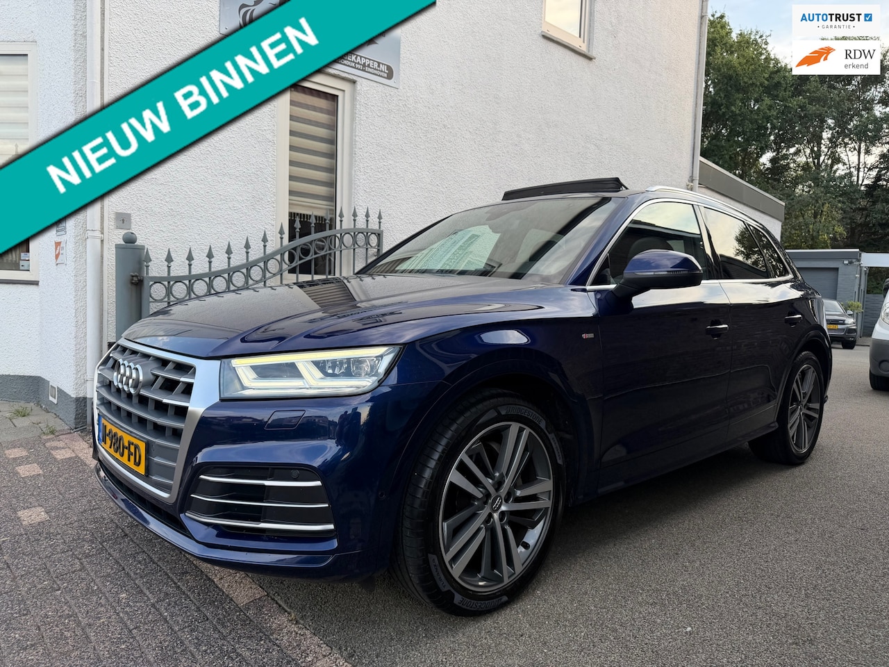 Audi Q5 - 2.0 TFSI quattro Sport S Line | Pano | Luchtvering | Vol | Recent onderhouden - AutoWereld.nl