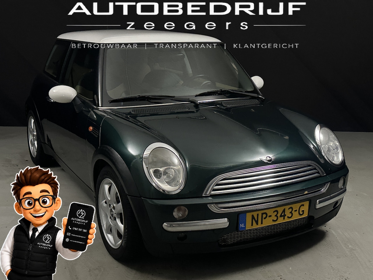 MINI 3-Deurs - 1.6 Cooper *AC*Heatseat*Goed onderhouden* - AutoWereld.nl
