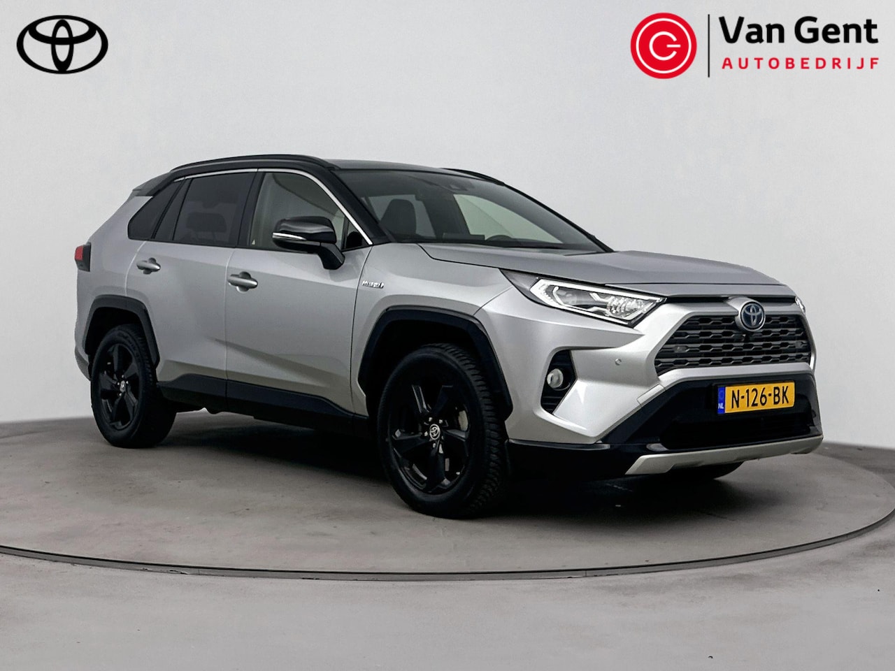 Toyota RAV4 - 2.5 Hybrid 2WD Bi-Tone | Panoramadak | Navigatie | 360 camera | Digitale binnenspiegel | D - AutoWereld.nl