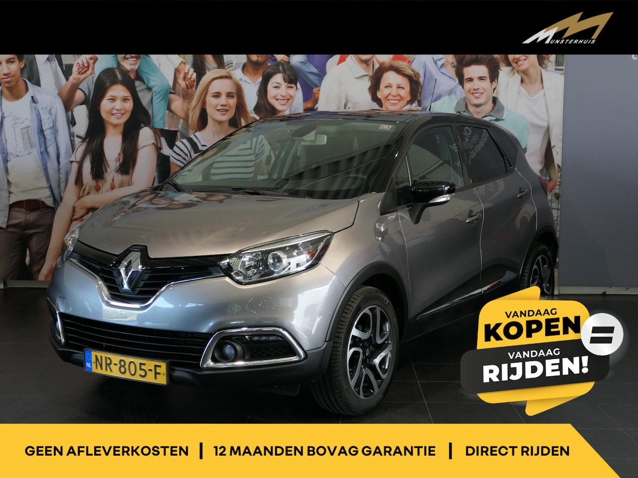 Renault Captur - 0.9 TCe Dynamique *Dealer onderhouden!* - Trekhaak - Sensor achter - Bluetooth - Camera - AutoWereld.nl