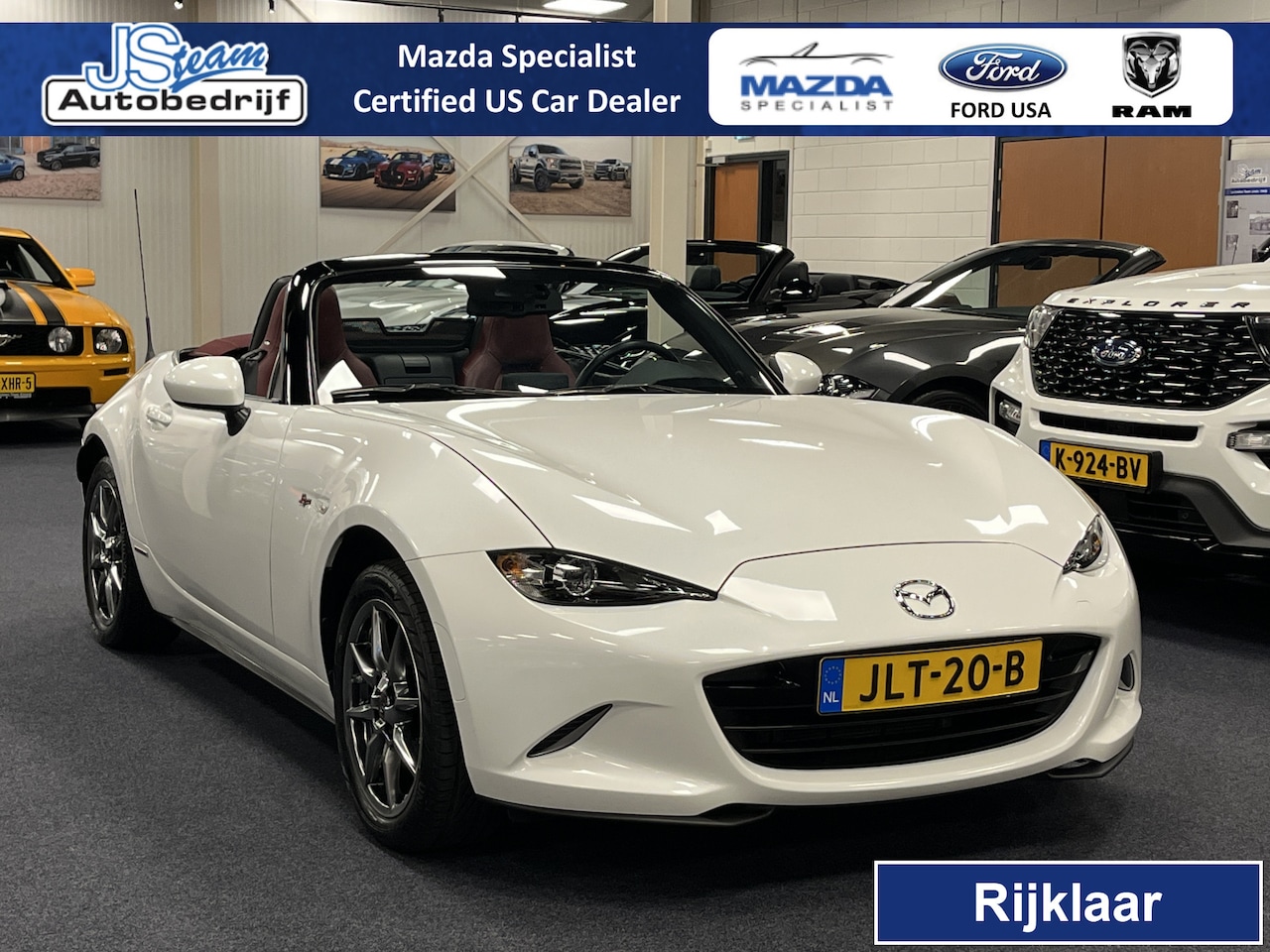 Mazda MX-5 - ND Roadster 1.5 SkyActiv-G 132PK 100th Anniversary Bose Leder Camera PDC Apple CarPlay - AutoWereld.nl
