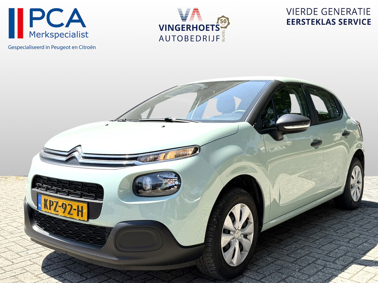 Citroën C3 - Benzine 5-Deurs 70 Pk * Airco * Cruise Control * Bluetooth * 5-Deurs * Mint * Vingerhoets; - AutoWereld.nl