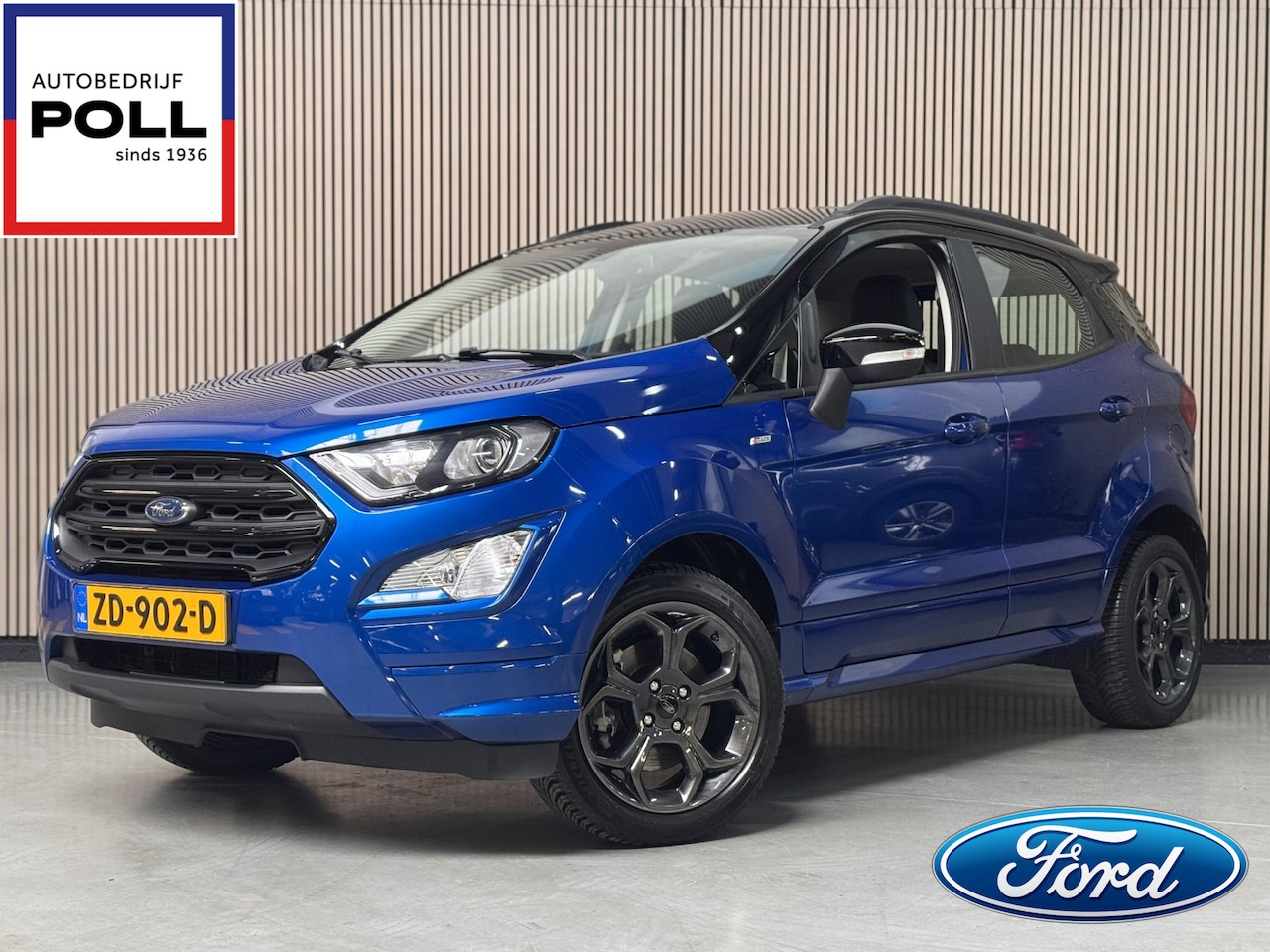 Ford EcoSport - 125pk ST-Line Black Navi Trekhaak Winter pack Keyless Zwart dak Dealeronderhouden - AutoWereld.nl