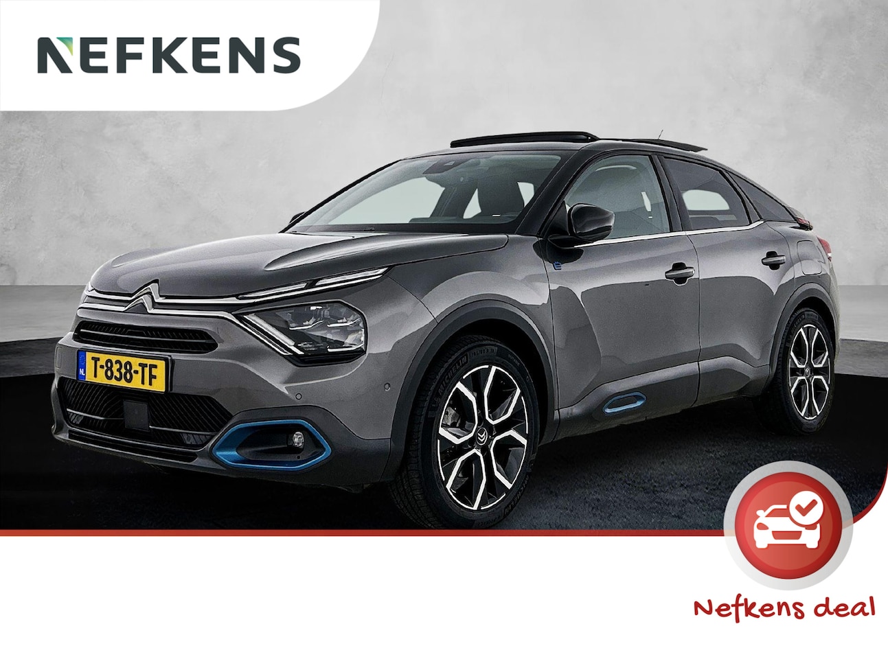 Citroën Ë-C4 - 136pk Shine 50 kWh Automaat | Accu 94% | Trekhaak | Schuif-/Kanteldak | Navigatie | Climat - AutoWereld.nl
