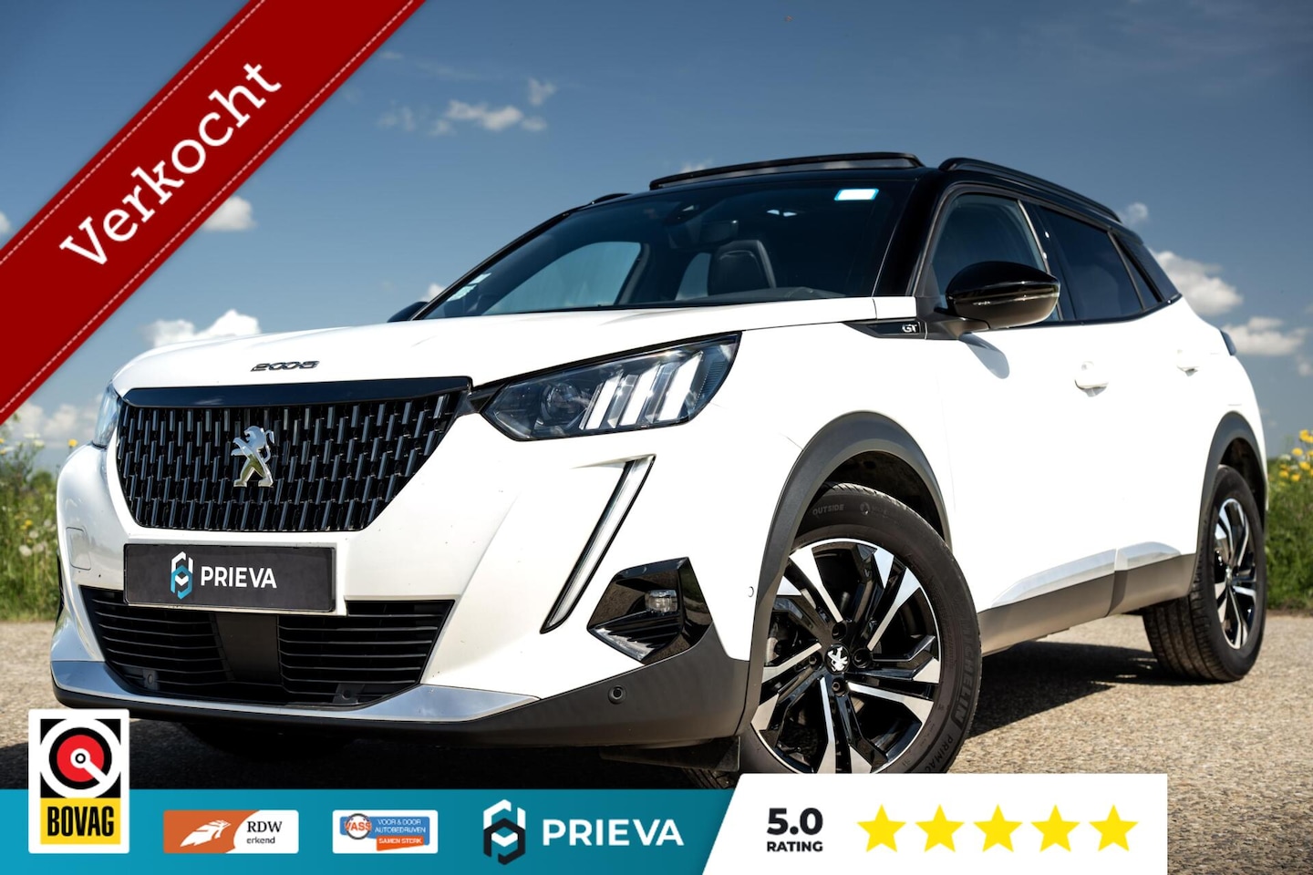 Peugeot 2008 - GT 130PK 1.2 PureTech – Pano | Apple/Android | Camera | Stoelverwarming - AutoWereld.nl