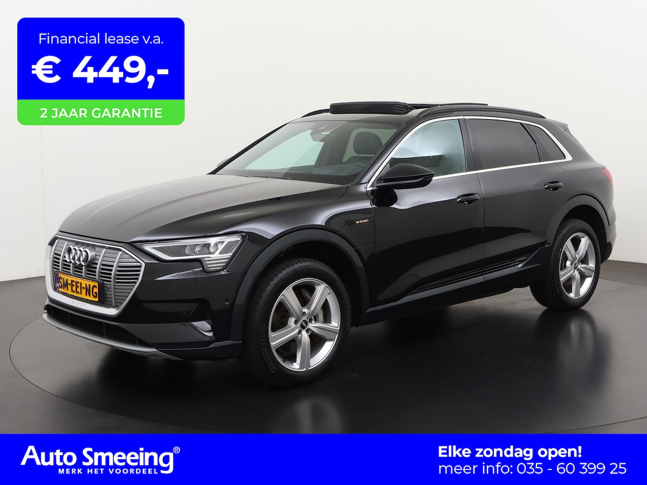 Audi e-tron - 55 quattro Advanced 95 kWh | SOH 97% | Panoramadak | Valcona Leder | Top View 360° | Head - AutoWereld.nl
