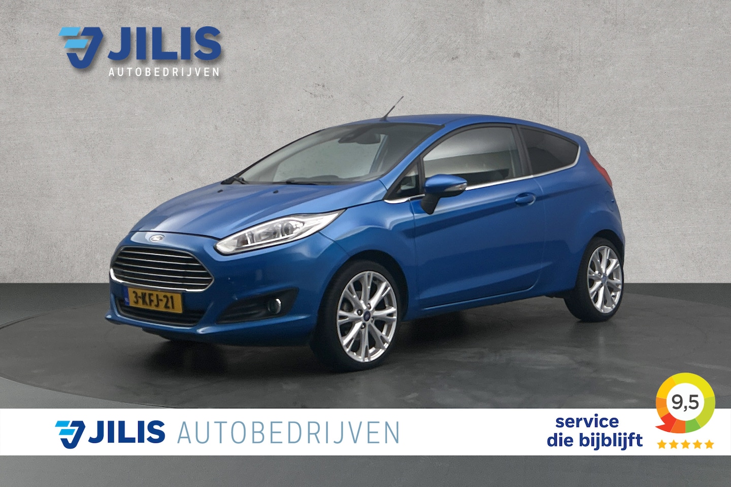 Ford Fiesta - 1.0 EcoBoost Titanium | Lichtmetalen velgen | Airco | Cruise control - AutoWereld.nl