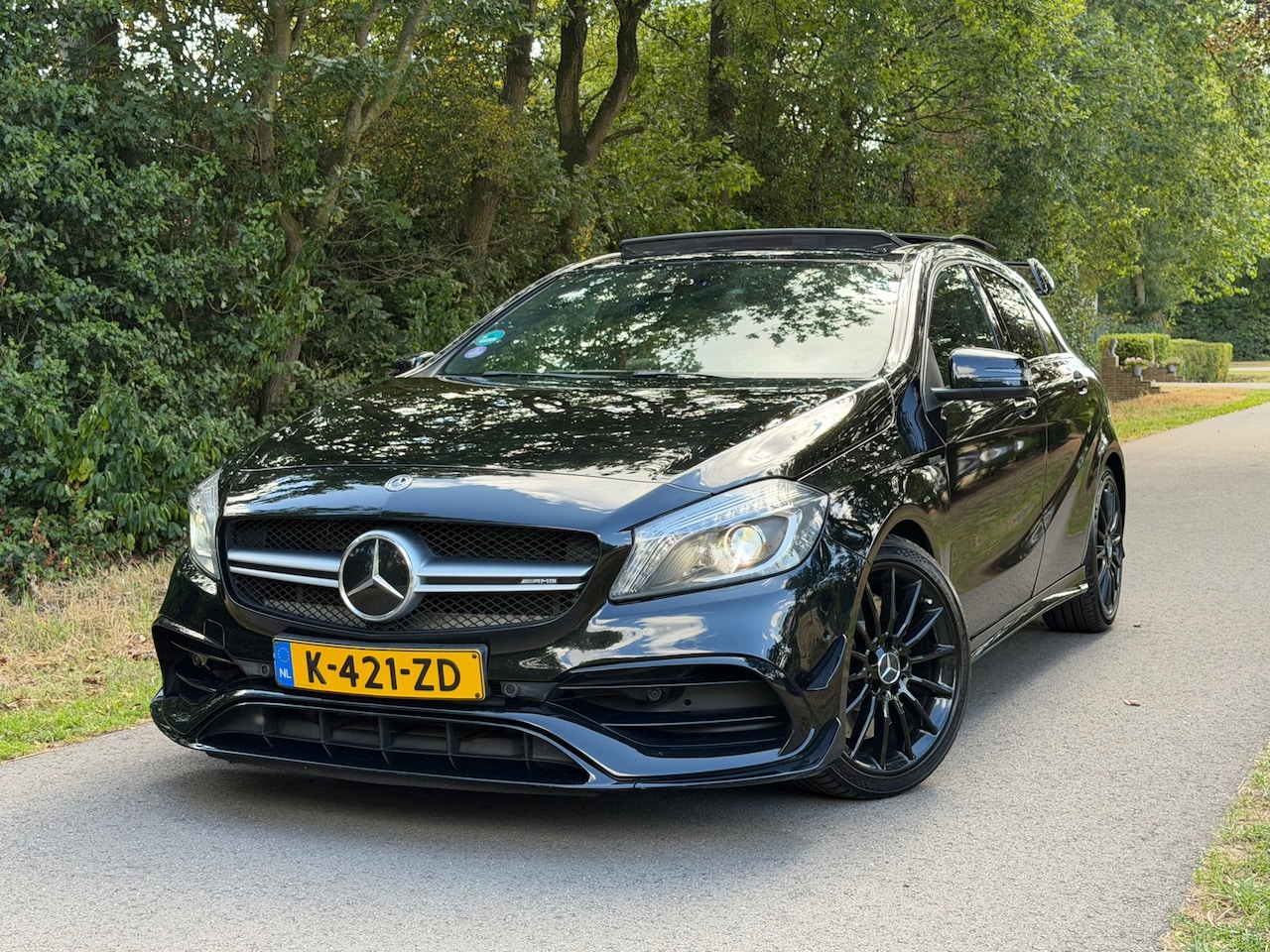 Mercedes-Benz A-klasse - AMG 45 4MATIC | Pano + Harman/kardon + Spoiler Nu € 19.975,-!!! - AutoWereld.nl