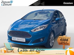 Ford Fiesta - 1.0 EcoBoost Titanium | Stoel / voorruit verwarm. | Achteruitrijcamera | Leder | 12 maande