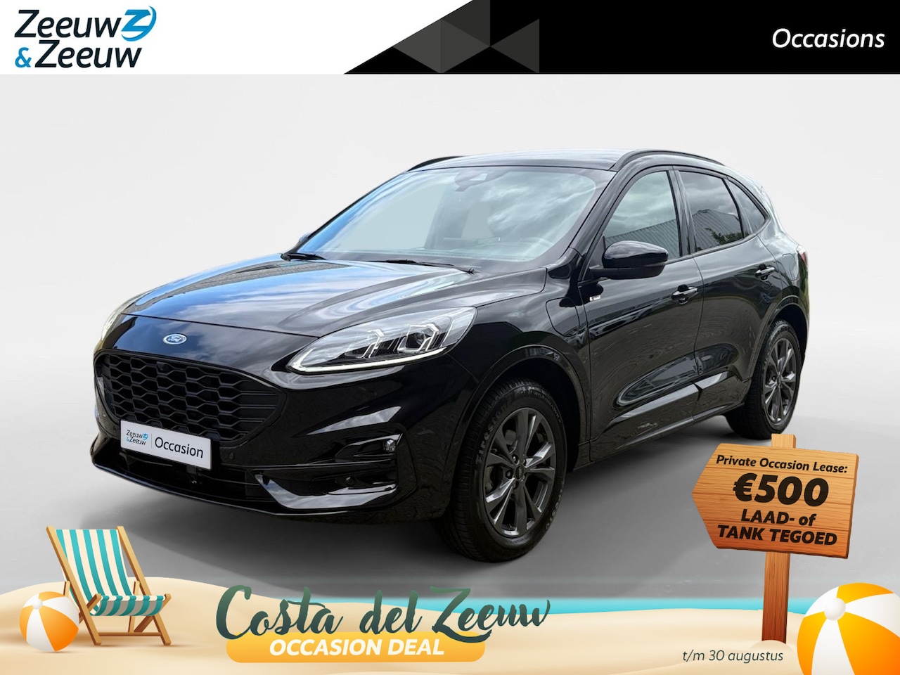 Ford Kuga - 2.5 PHEV ST-Line | Navigatie | Keyless Entry | Stoel/Stuur/Voorruitverwarming | Apple Carp - AutoWereld.nl