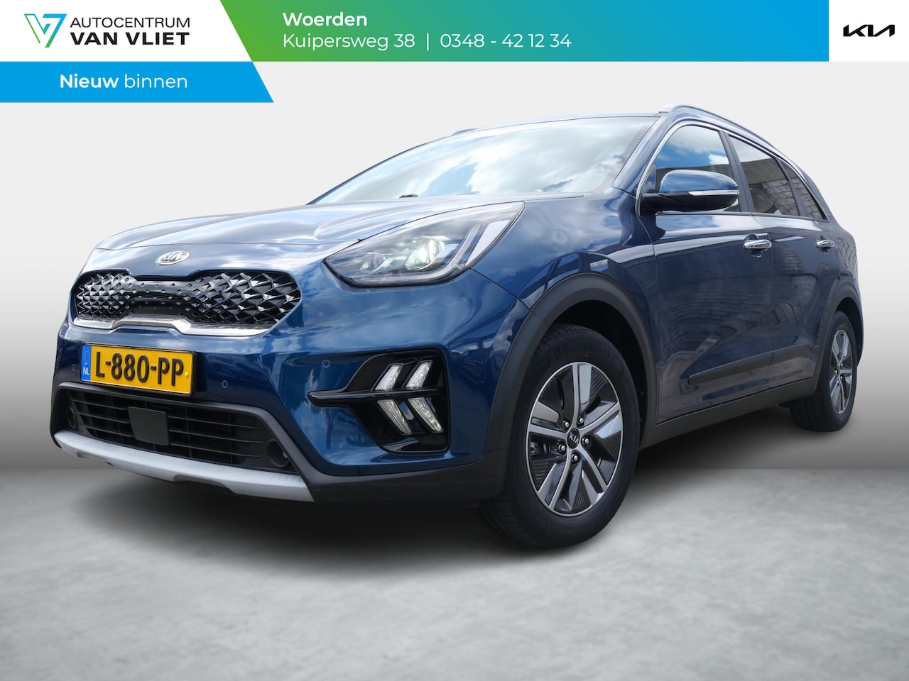 Kia Niro - 1.6 GDi Hybrid DynamicPlusLine | Cruise | Camera | Keyless | Navi | stoel-stuurverwarming - AutoWereld.nl